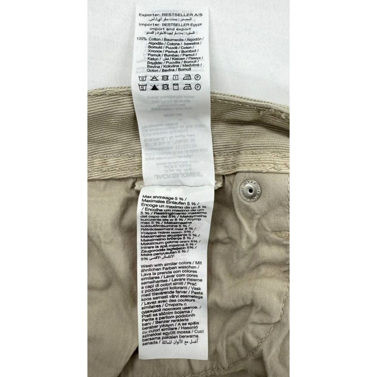 Jack & Jones Jack & Jones Men XL Gray Denim Regular Fit Shorts Five-pocket Rips And Repairs 5-Pocket Size US 36 / EU 52 - 6 Thumbnail