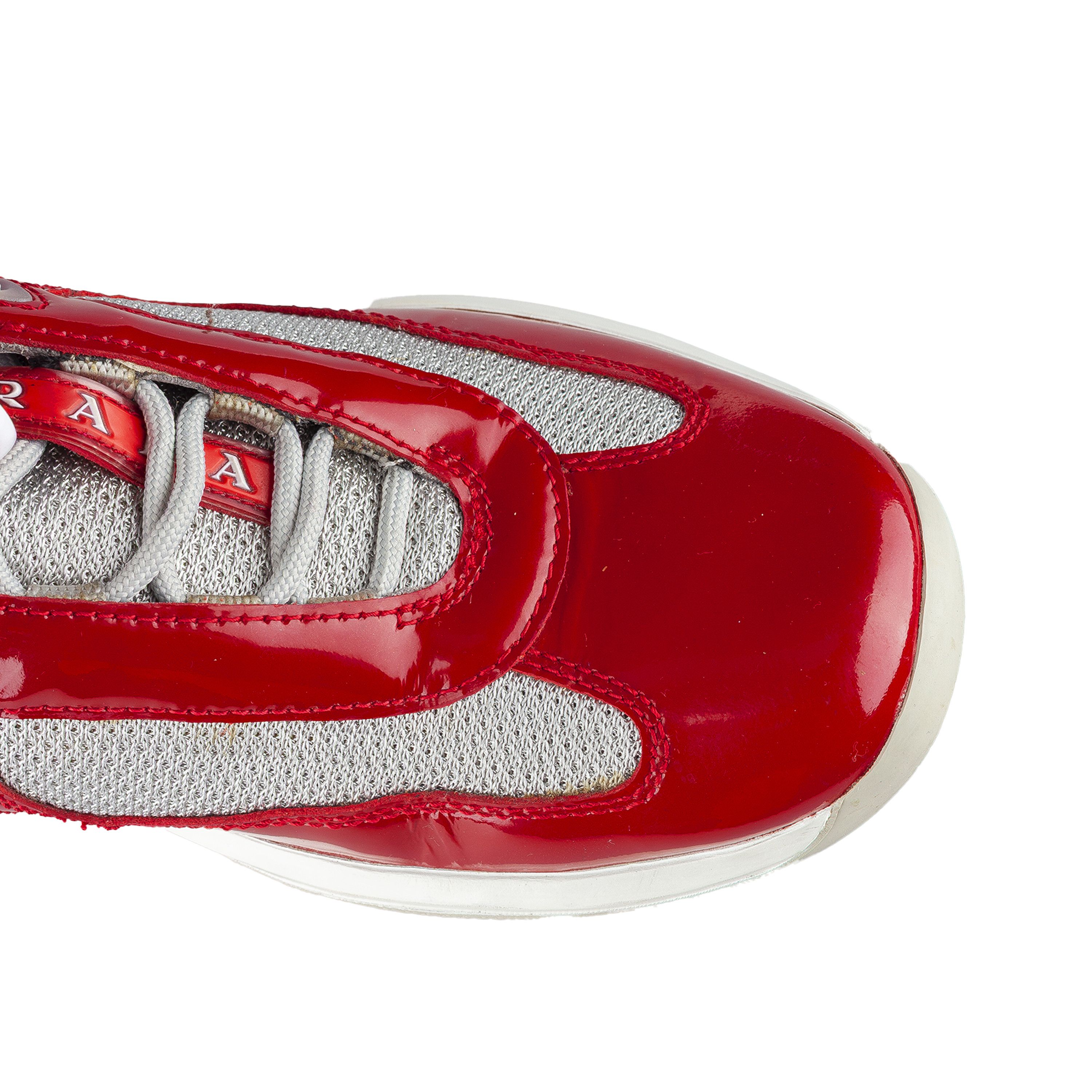 Prada Prada America’s Cup Red Vintage Sneakers (35.5 IT / 36,5 EU) Size US 5.5 / IT 35.5 - 11 Thumbnail