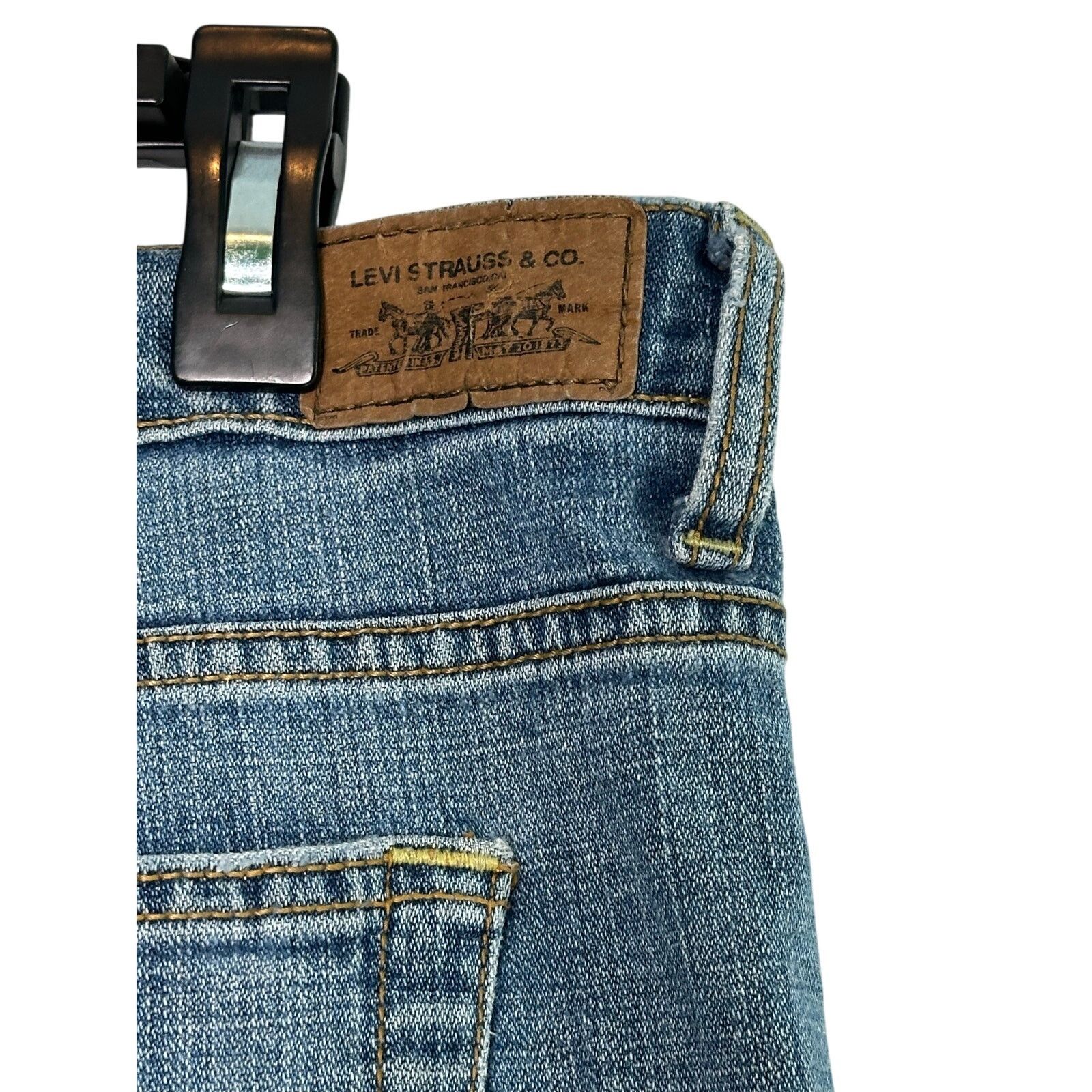 Levi's Levis strauss 515 blue boot cut jeans pants size 16 Size 38" / US 16 / IT 52 - 7 Thumbnail