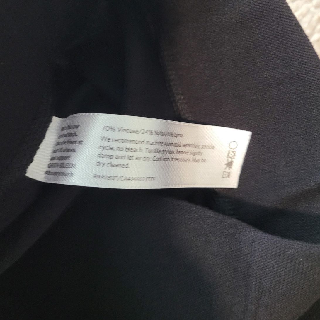 Eileen Fisher Eileen Fisher VTG Washable Crepe Pants Black M USA Timeless Size 31" - 7 Thumbnail