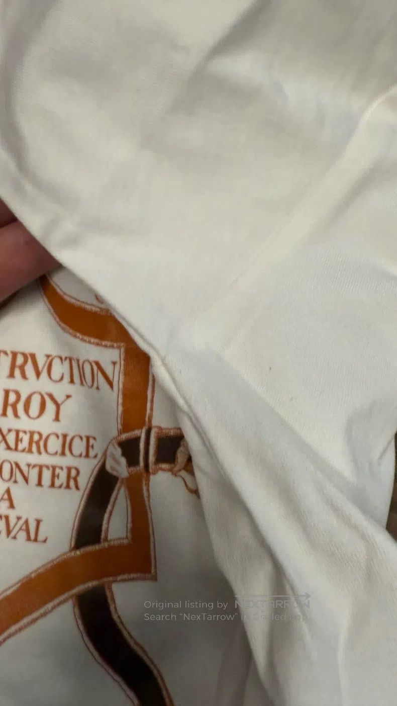 Hermes Hermes White Short Sleeve Size XXS / US 00 / IT 34 - 6 Thumbnail