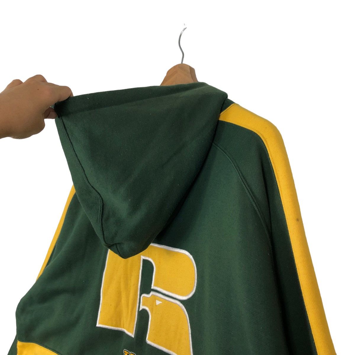 Japanese Brand 🔥90’s Rare Vintage Russell Athletic Hoodie Jacket Big Logo Size US L / EU 52-54 / 3 - 9 Thumbnail