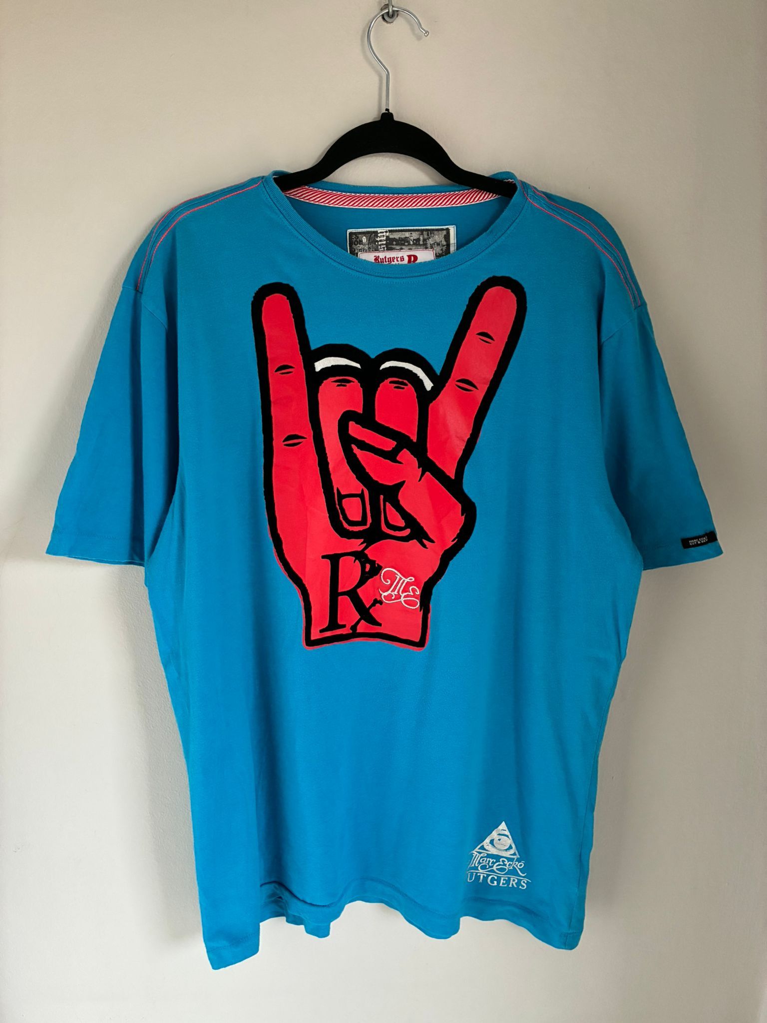 Marc Ecko Marc Ecko x Rutgers University T-shirt skate New York baggy Size US XL / EU 56 / 4 - 1 Thumbnail