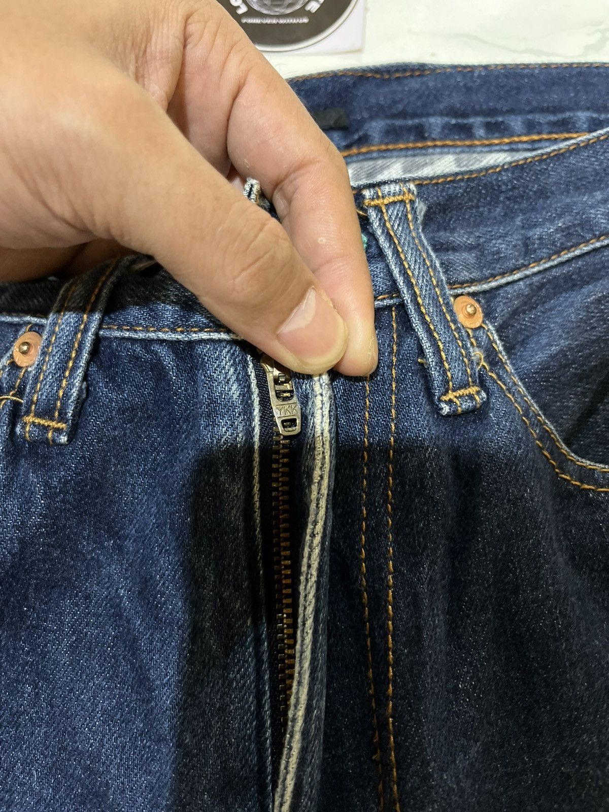 Paul Smith 🔥 Paul Smith R.Newbold Selvedge Denim Pants Size US 29 - 9 Thumbnail