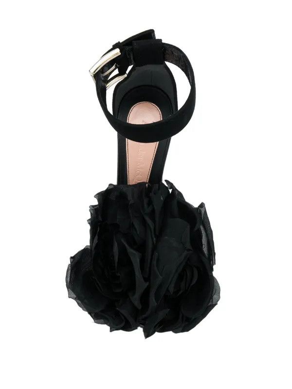 Alexander McQueen o1y0225 Sandals in Black Size US 6.5 / IT 36.5 - 4 Thumbnail