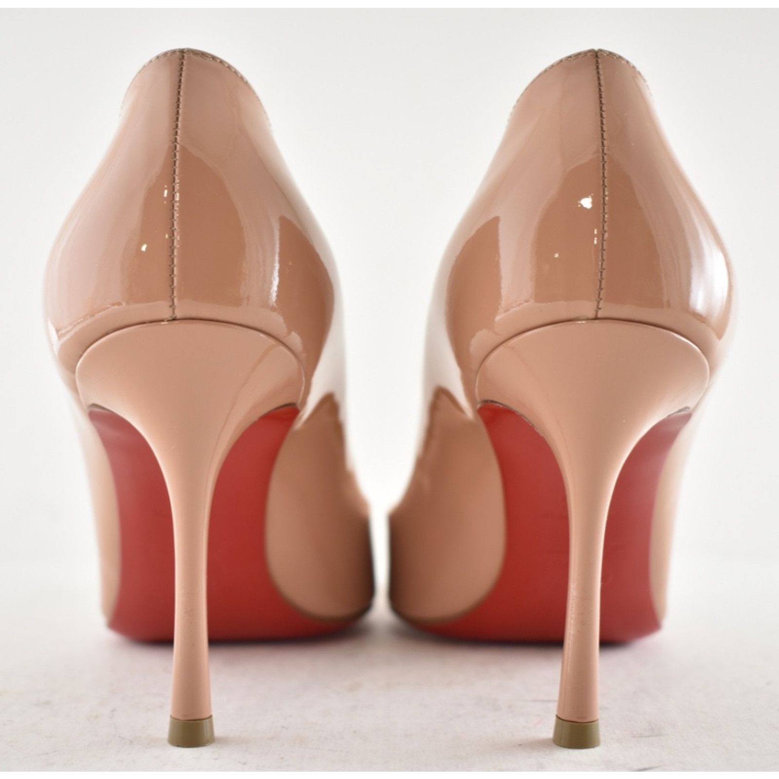 Christian Louboutin Christian Louboutin Dolly Pump 85 Blush Nude Heel 37.5 Size US 7.5 / IT 37.5 - 12 Thumbnail