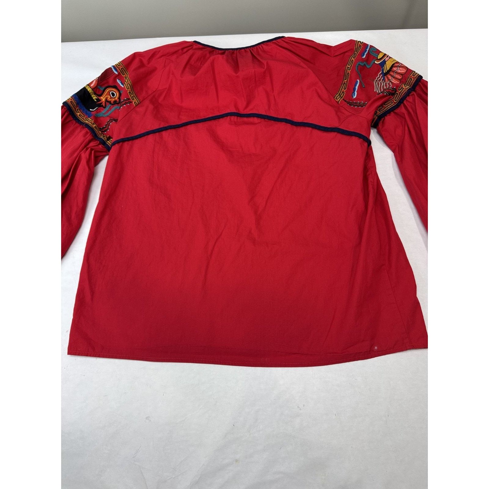 Other Rare Stella Jean Italy Runway Folk Art Balloon Sleeve Top 42 Size M / US 6-8 / IT 42-44 - 4 Thumbnail