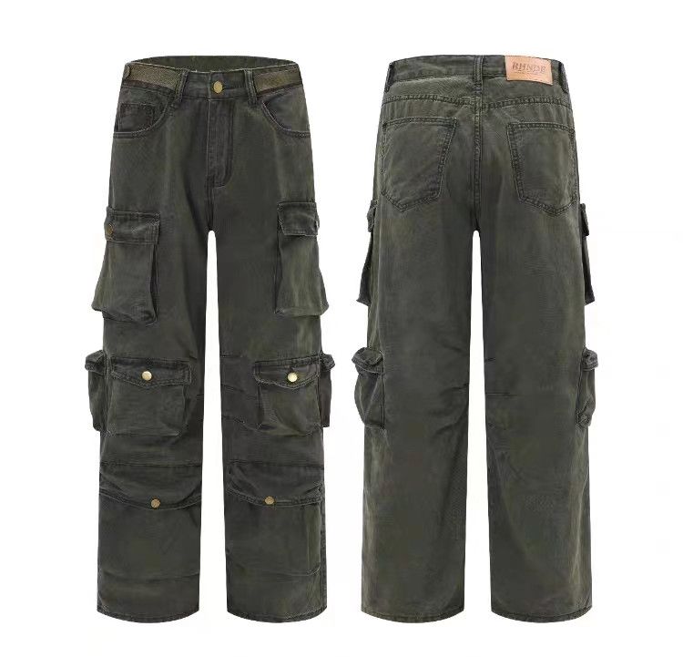 Japanese Brand × Vintage Vintage Street Multi-Pocket Loose Casual Workwear Jeans Size US 30 / EU 46 - 5 Thumbnail