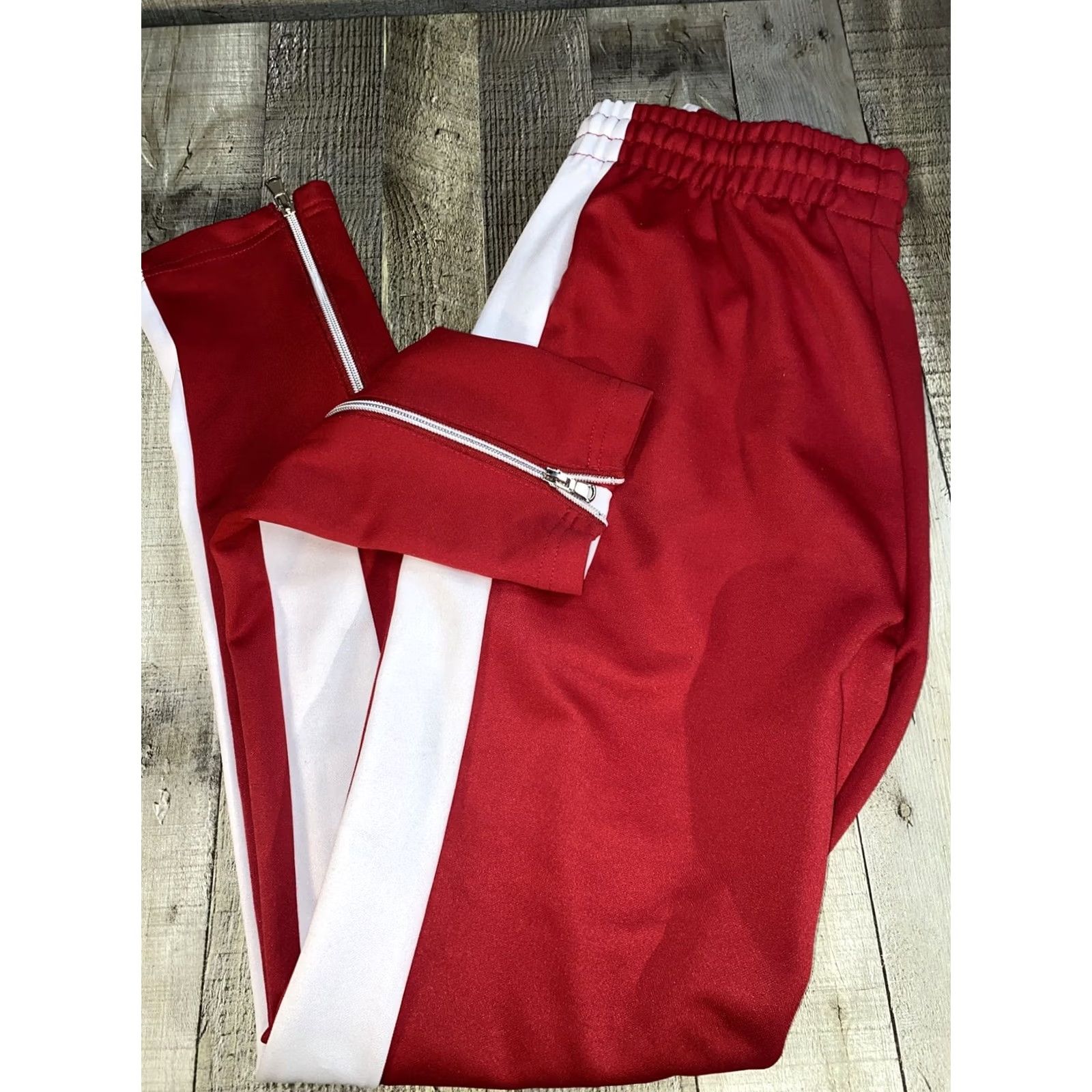 Vintage ZCL Joggers Men Red Size S Activewear Pants Jogger Small Size US 29 - 3 Thumbnail