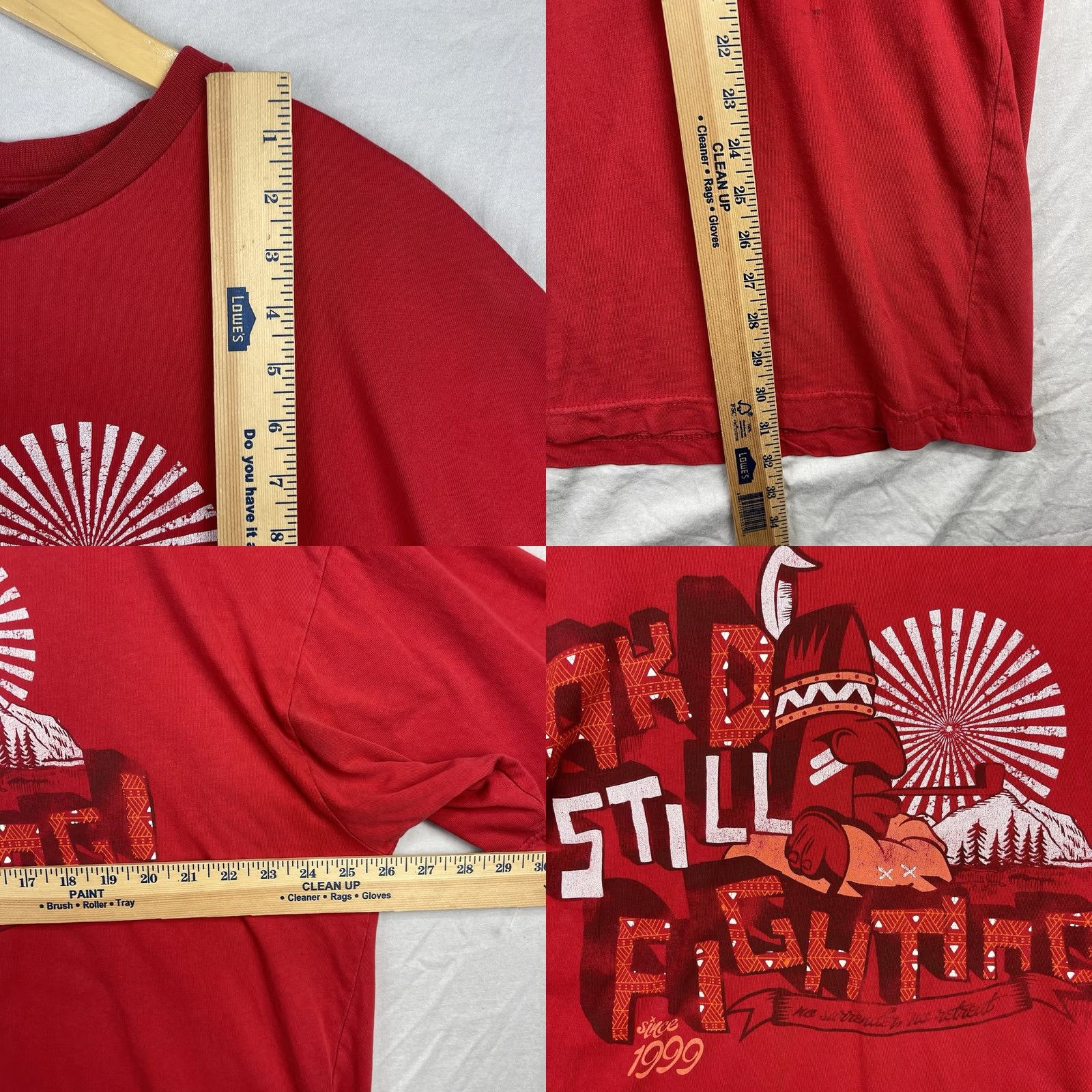 Akademiks VINTAGE Akademiks Shirt Men XL Still Fighting Hip Hop Streetwear Red Shirt Size US XL / EU 56 / 4 - 8 Thumbnail