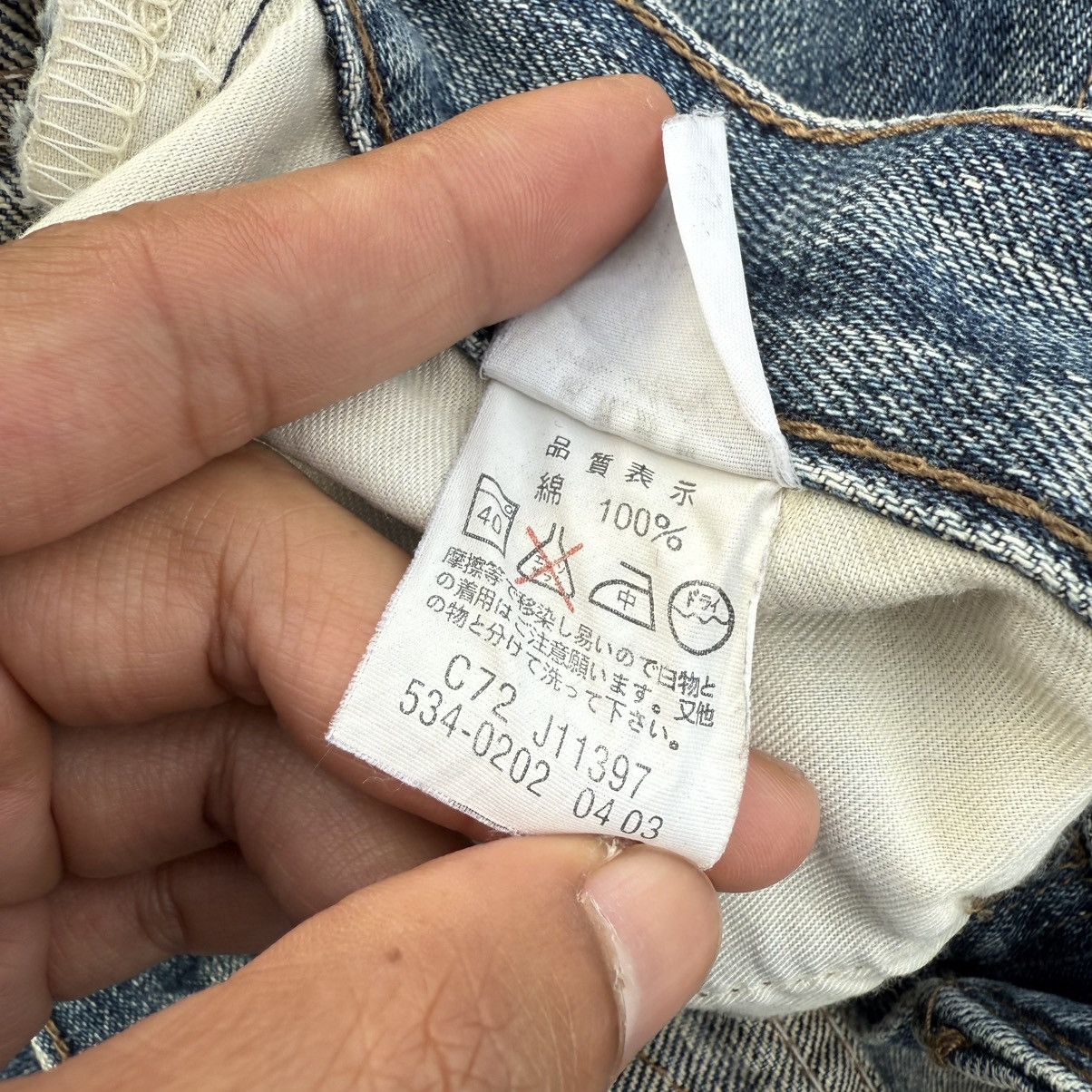 Levi's Vintage Clothing VINTAGE LEVI'S 534 STRIGHT FADED JEAN DENIM PANTS Size US 32 / EU 48 - 15 Thumbnail