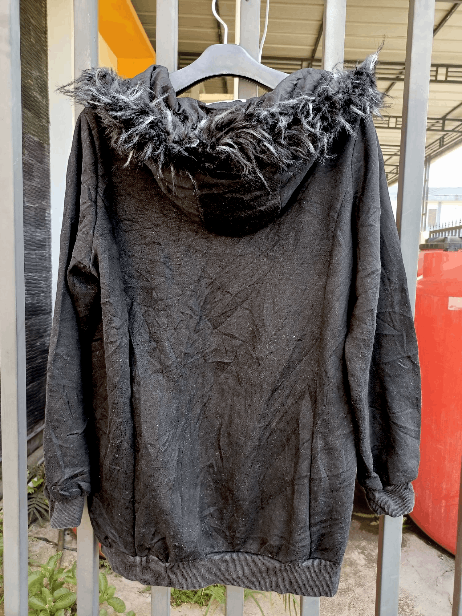 Other Crazy Black Half Zipper Fur Hoodie Lgb Style Size US L / EU 52-54 / 3 - 7 Thumbnail
