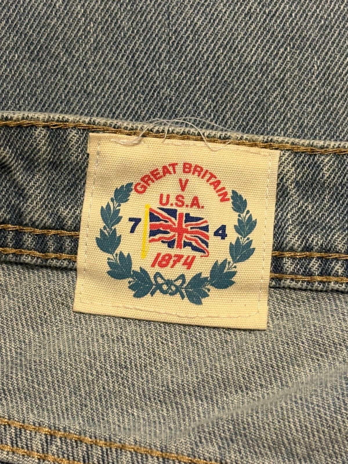 74 Is War 74 IS WAR DOUBLE KNEES Size US 34 / EU 50 - 3 Thumbnail