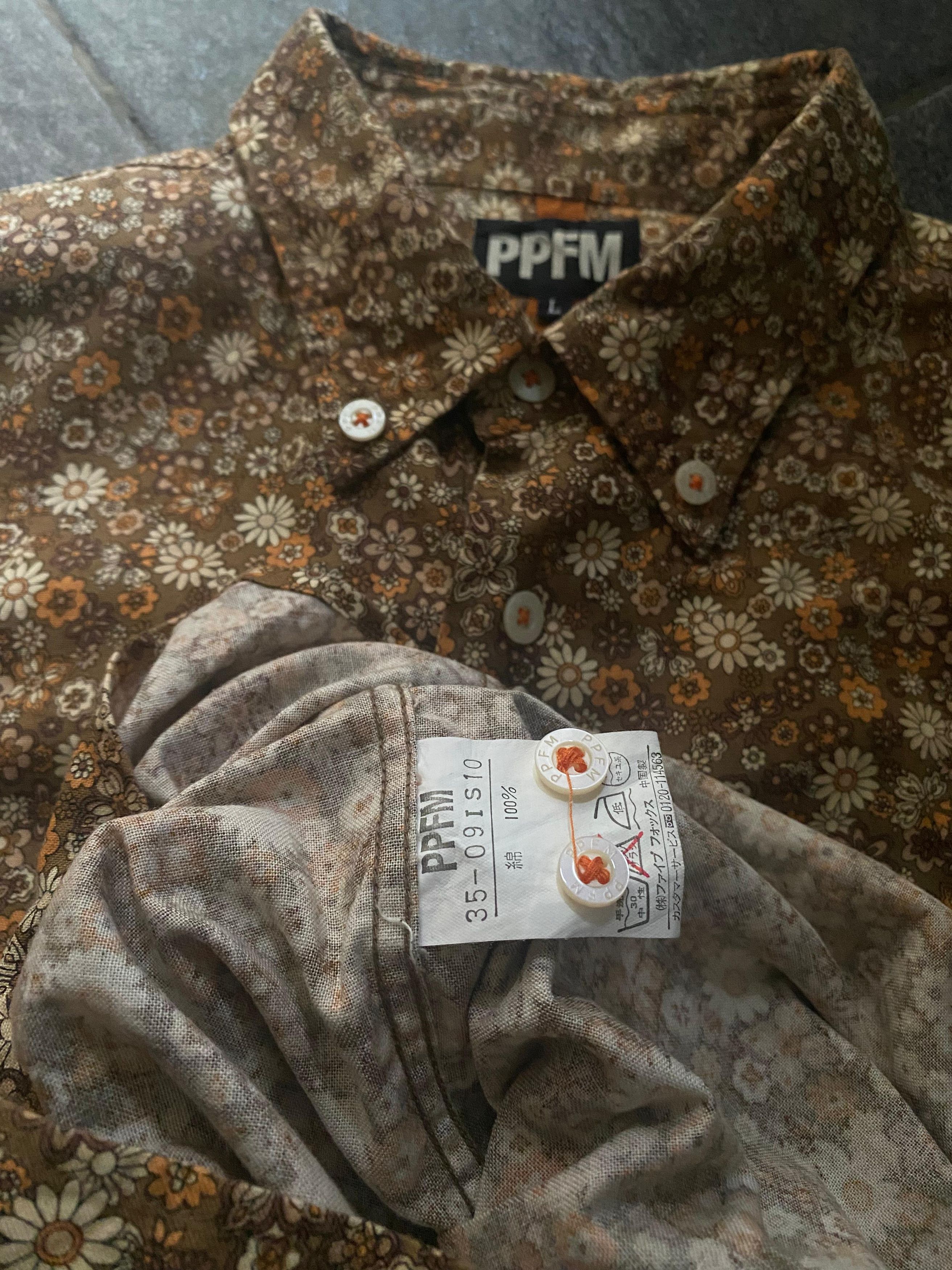 PPFM PPFM Vintage Flower Button Shirt Size US L / EU 52-54 / 3 - 7 Thumbnail
