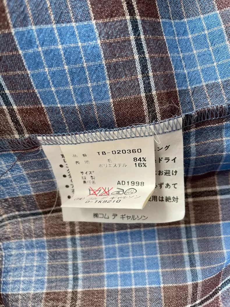 Comme des Garcons Comme Des Garcons Classic Variant Plaid Shirt Size S / US 4 / IT 40 - 9 Thumbnail