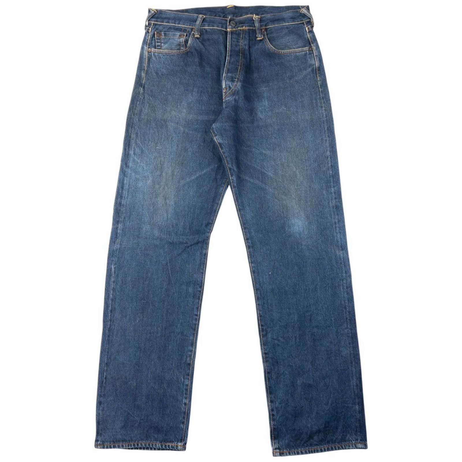 Evisu Vintage Evisu Painted Daicock Japanese Denim Jeans Size W33 Size US 33 - 4 Thumbnail
