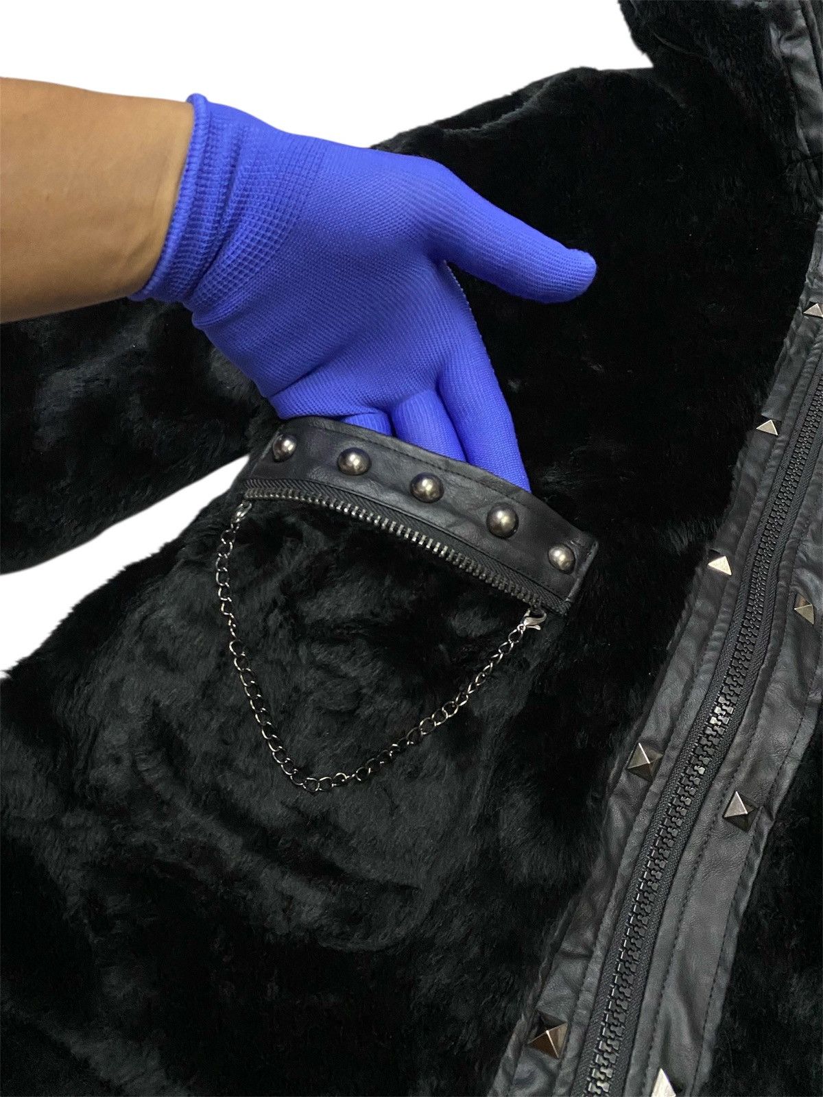 Sex Pot ReVeNGe Sex Pot Revenge Punk Faux Fur Hoodie Jacket Size L / US 10 / IT 46 - 12 Thumbnail