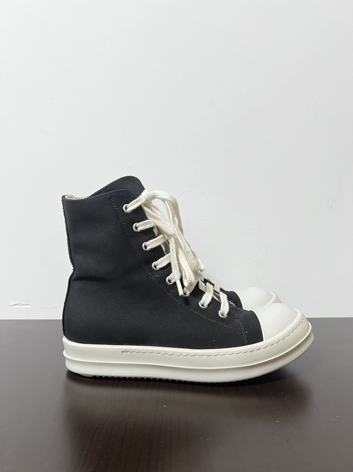Rick Owens Drkshdw Rick owens ramones high top sneakers sz 37 Size US 7 / IT 37 - 4 Thumbnail