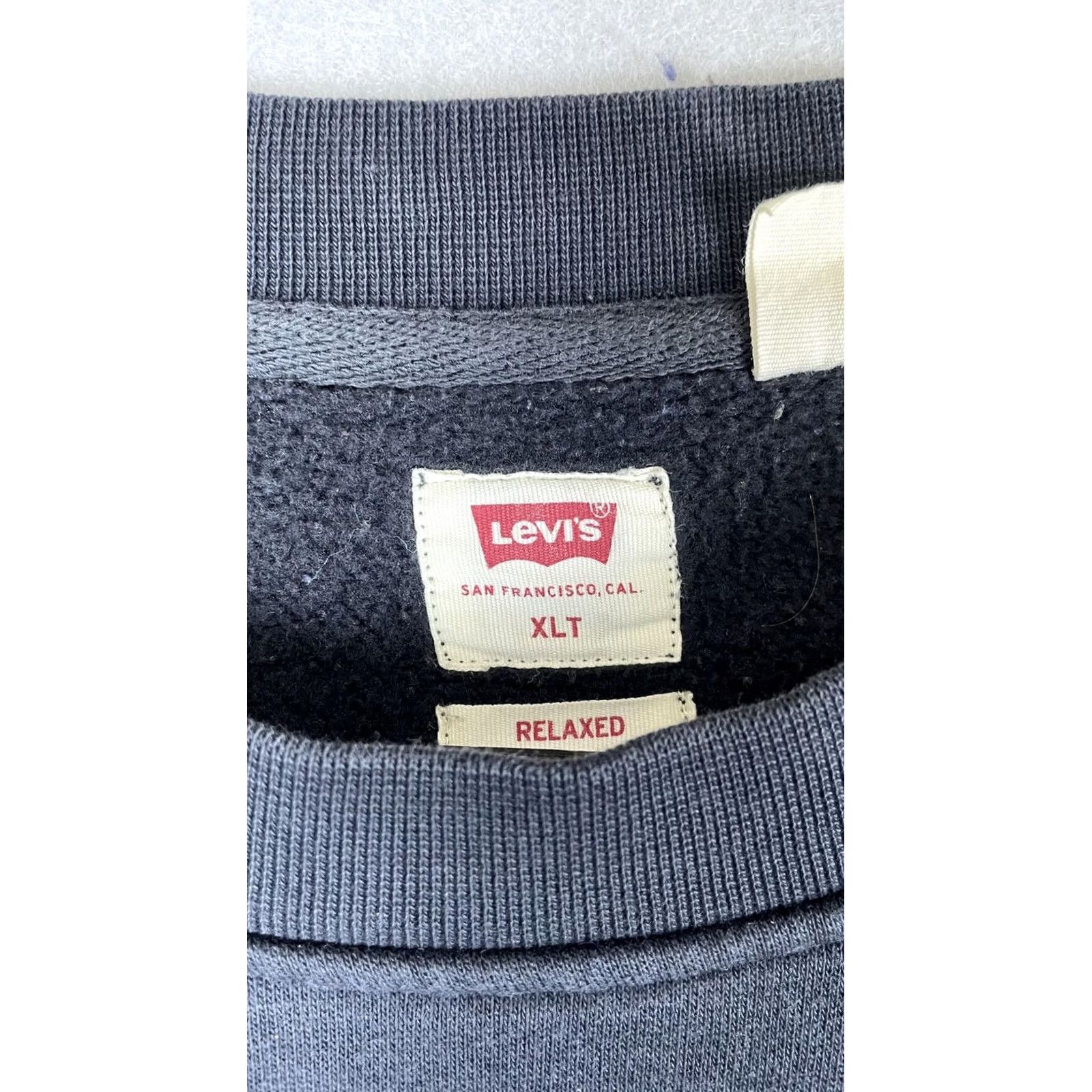 Levi's Levi's Sweatshirt XLT Multicolor Crewneck Fleece Logo Embroidered Big & Tall Mens Size US XL / EU 56 / 4 - 3 Thumbnail