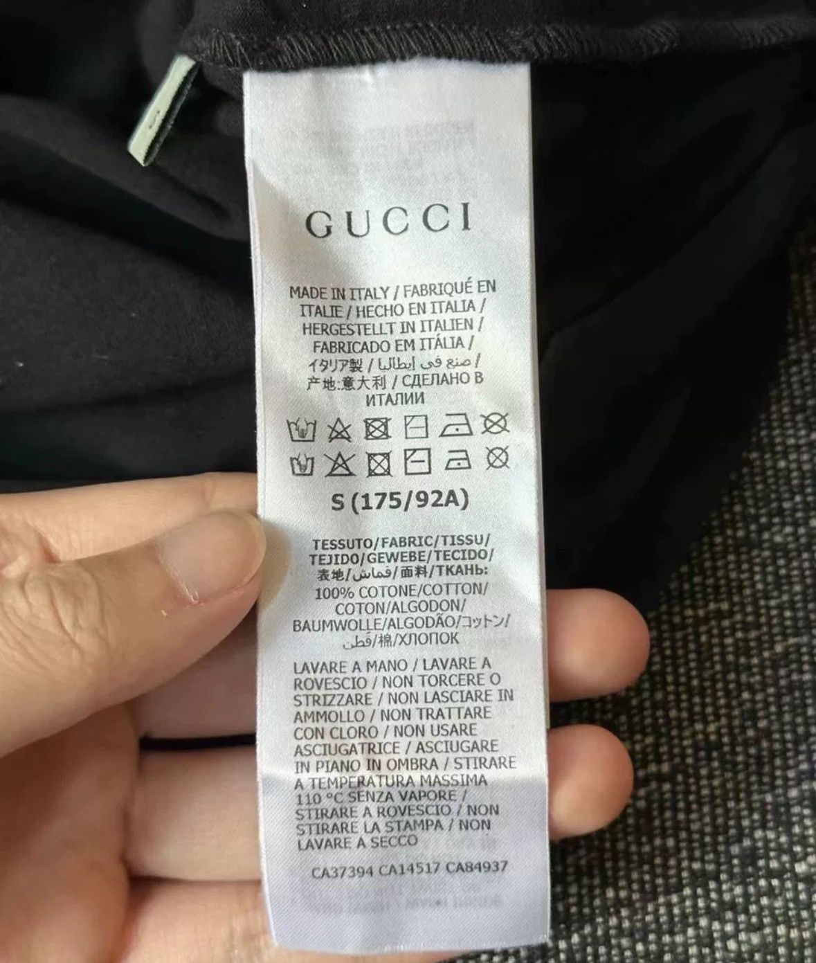 Gucci Gucci not fake black short sleeved shirt Size US S / EU 44-46 / 1 - 4 Thumbnail