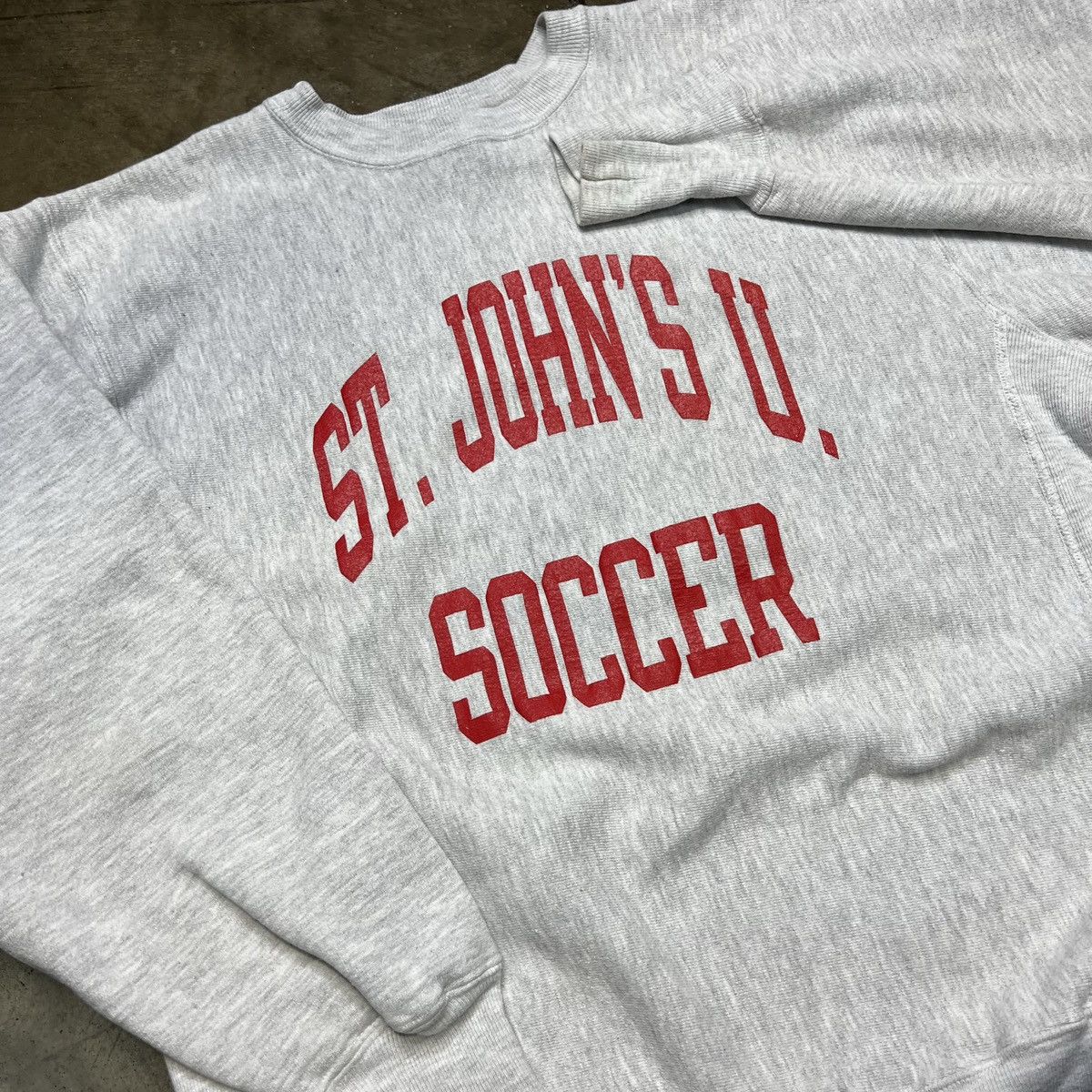 Champion × Vintage Vintage 90s Saint Johns University Champion College Crewneck Size US L / EU 52-54 / 3 - 2 Thumbnail