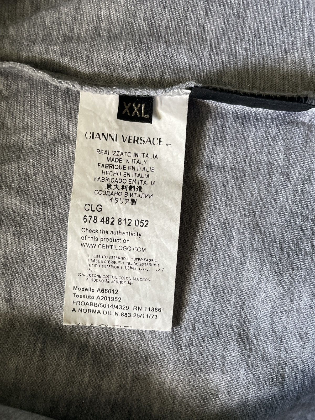 Versace Versace Short Sleeve T-Shirt Size XXL / US 16-18 / IT 52-54 - 5 Thumbnail