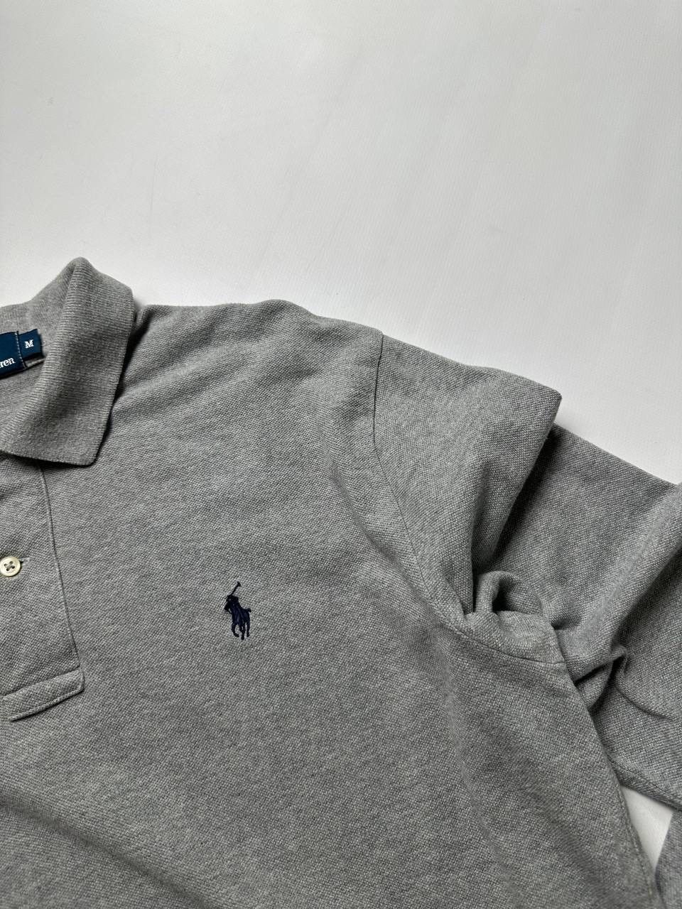 Polo Ralph Lauren Vintage 90s Polo Ralph Lauren Rugby Polo Tee Gray Size US M / EU 48-50 / 2 - 3 Thumbnail