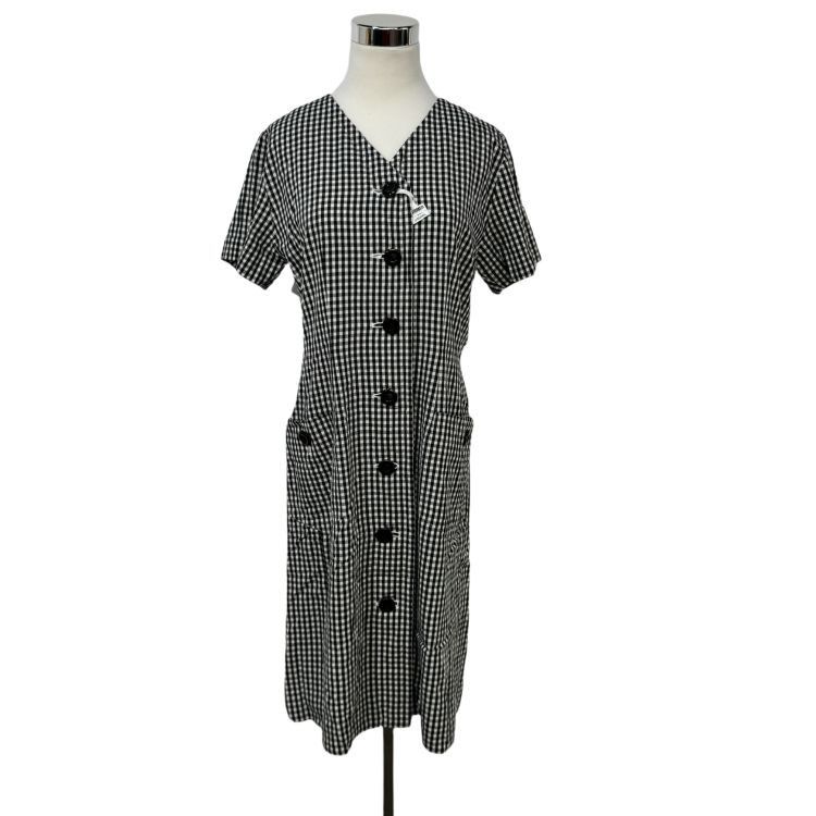 Saint Laurent Paris Saint Laurent Gingham Midi Dress Size 38 Size S / US 4 / IT 40 - 1 Thumbnail