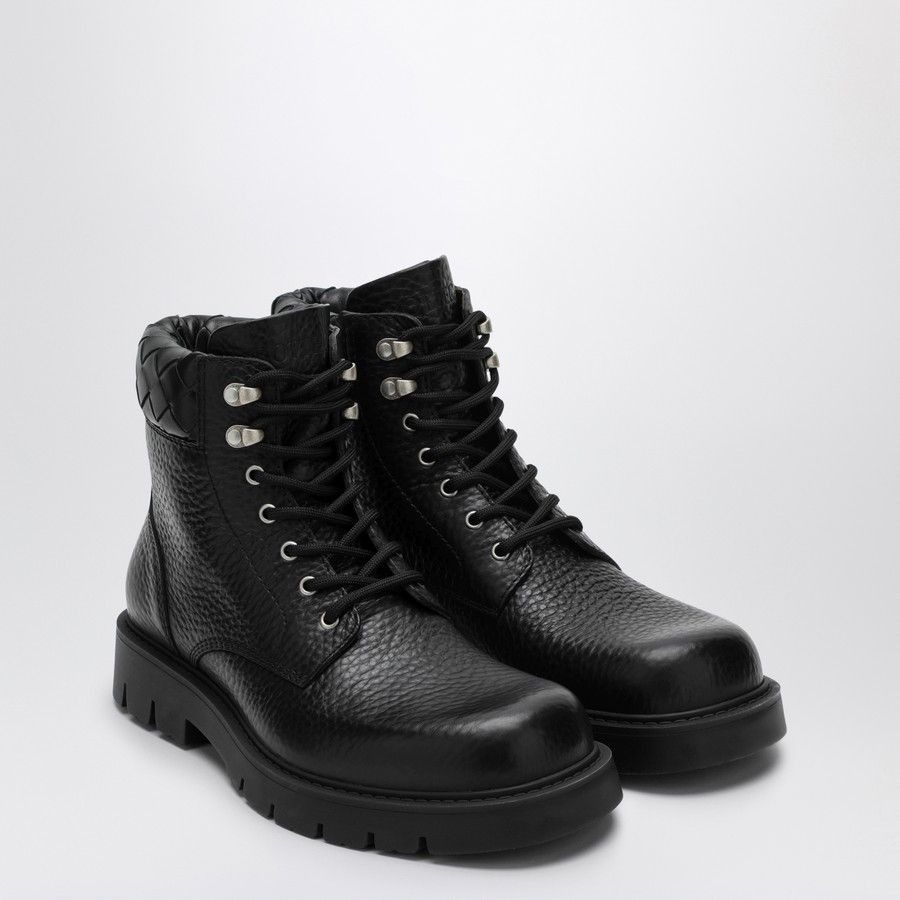 Bottega Veneta o1d2blof0226 Leather Ankle Boots in Black Size US 9 / EU 42 - 2 Thumbnail
