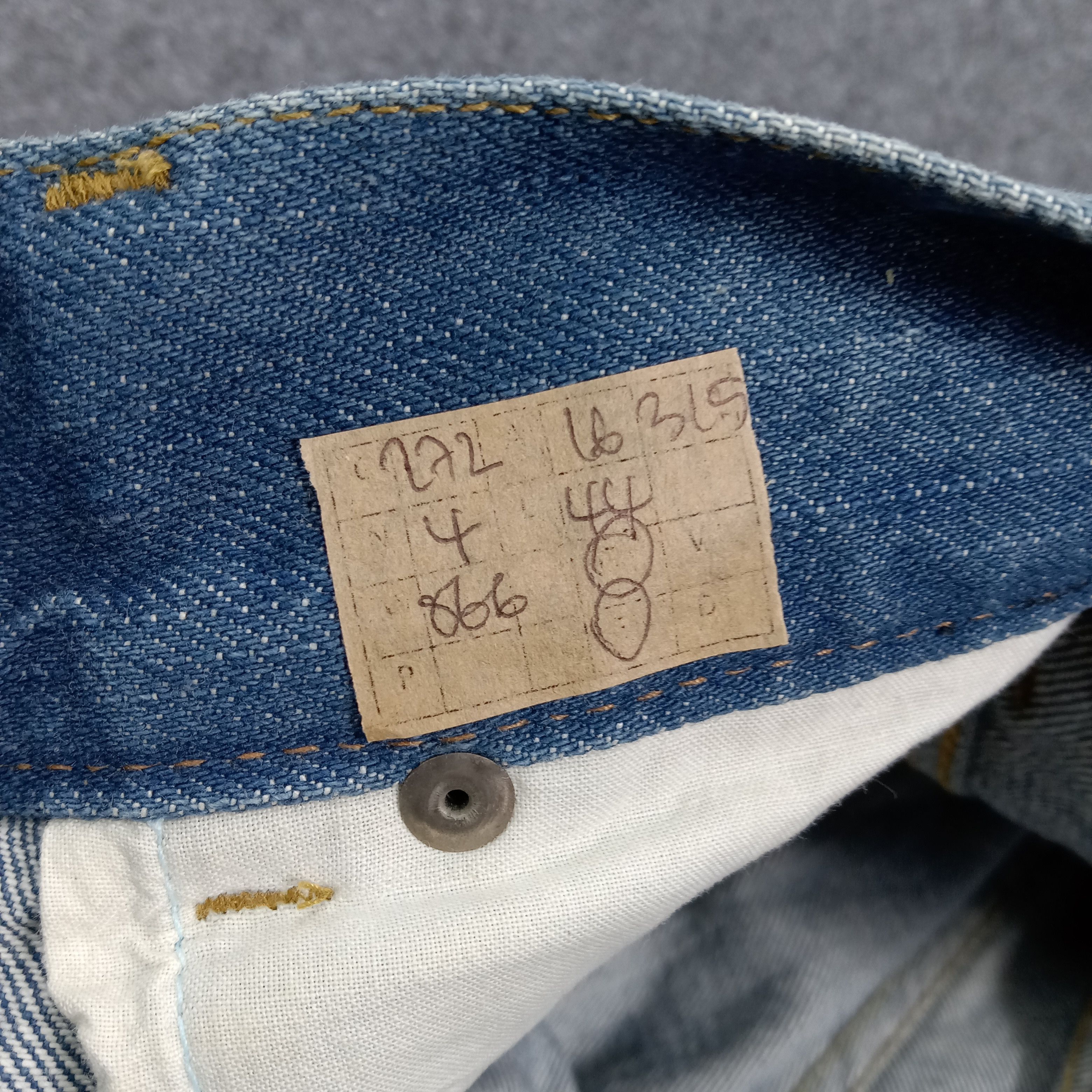 Number (N)ine Number Nine Japanese Brand Regular Denim Jeans C272N4 Size US 32 / EU 48 - 13 Thumbnail