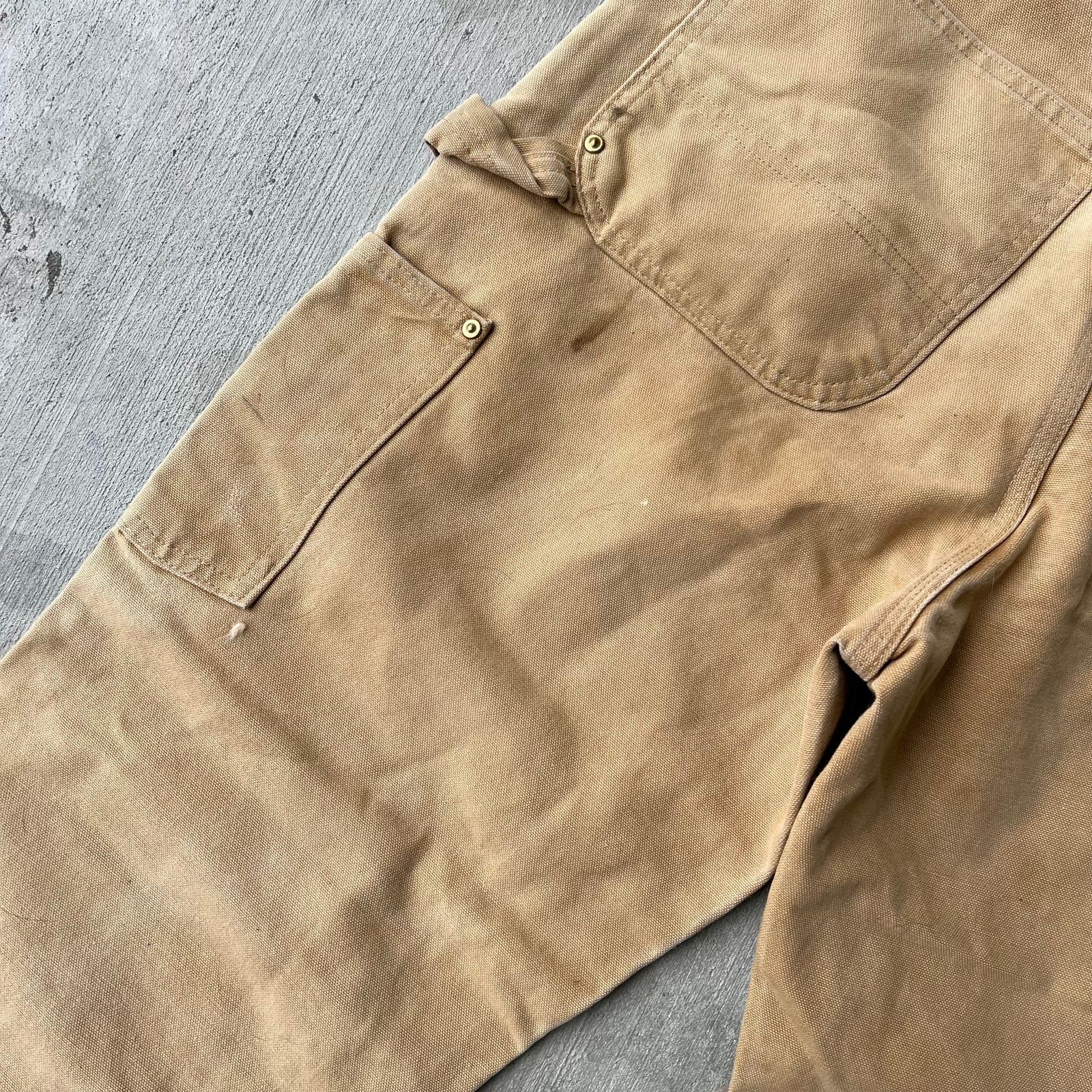 Carhartt brown double knee work wear carpenter pants