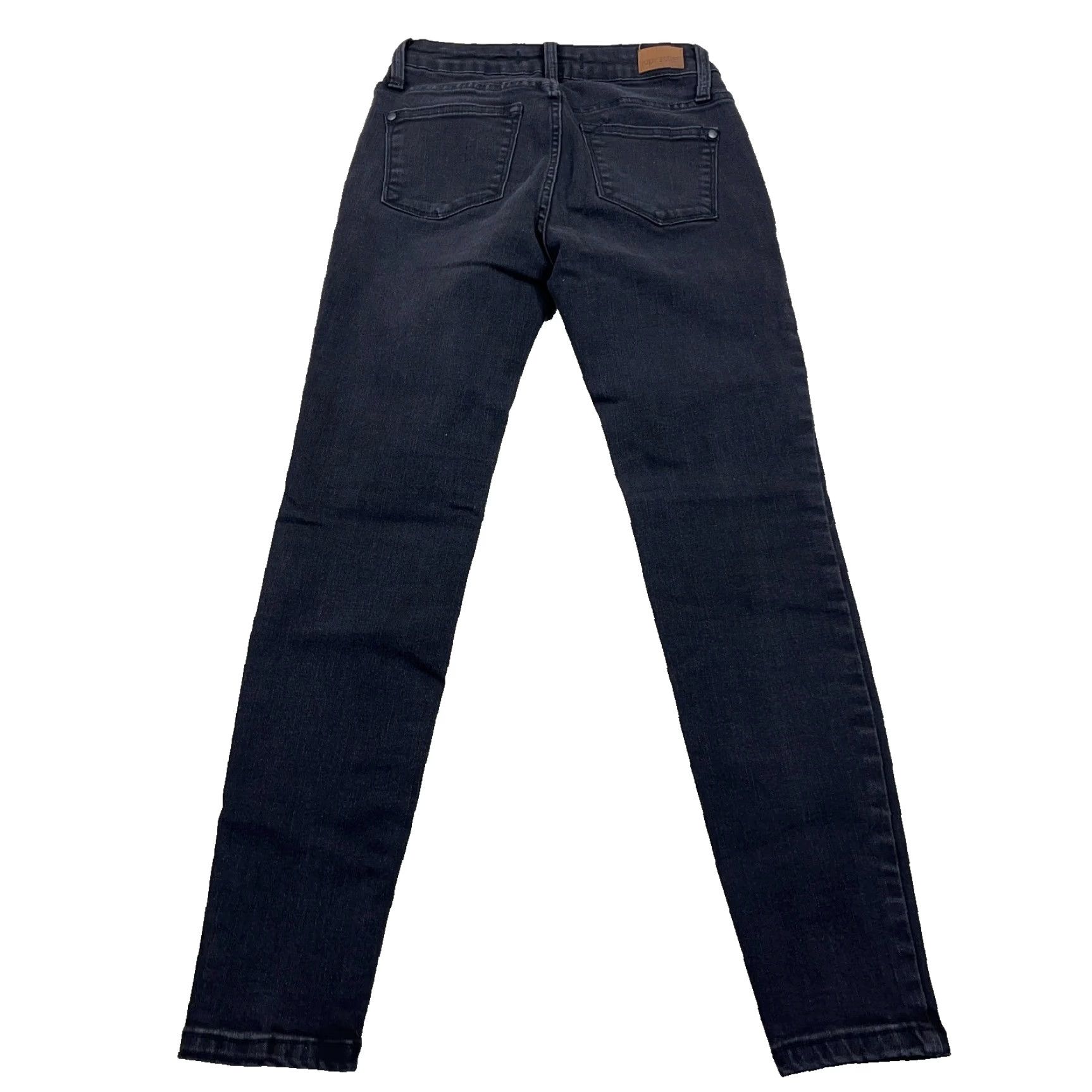Vintage Judy Blue Jeans Women 1 25 Skinny High Rise Black Wash Faded Stretch Pockets 5-Pocket Denim Stretch Medium Blue Regular Women's Jeans Size 42" / US 20 - 3 Thumbnail