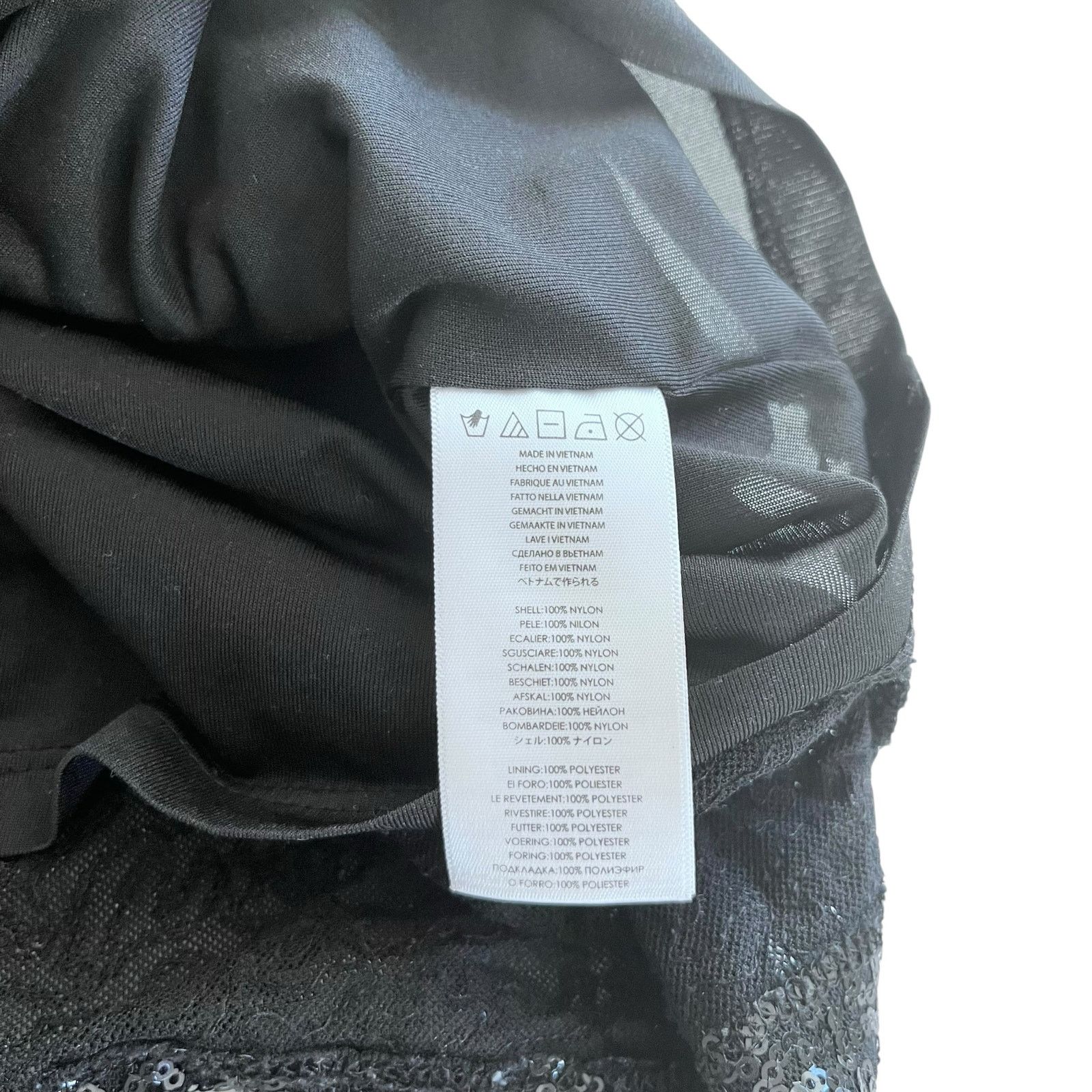 Michael Kors MICHAEL Michael Kors Black Sequin Draped Cowl Neck top Size 3XL / US 20-22 - 7 Thumbnail