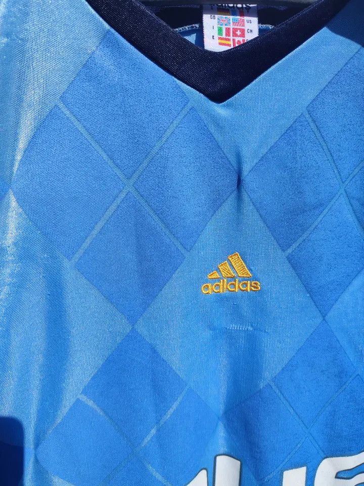 Adidas Olympique de Marseille Away 2008-09 Adidas Kone #14 FOOTBALL Size US M / EU 48-50 / 2 - 4 Thumbnail