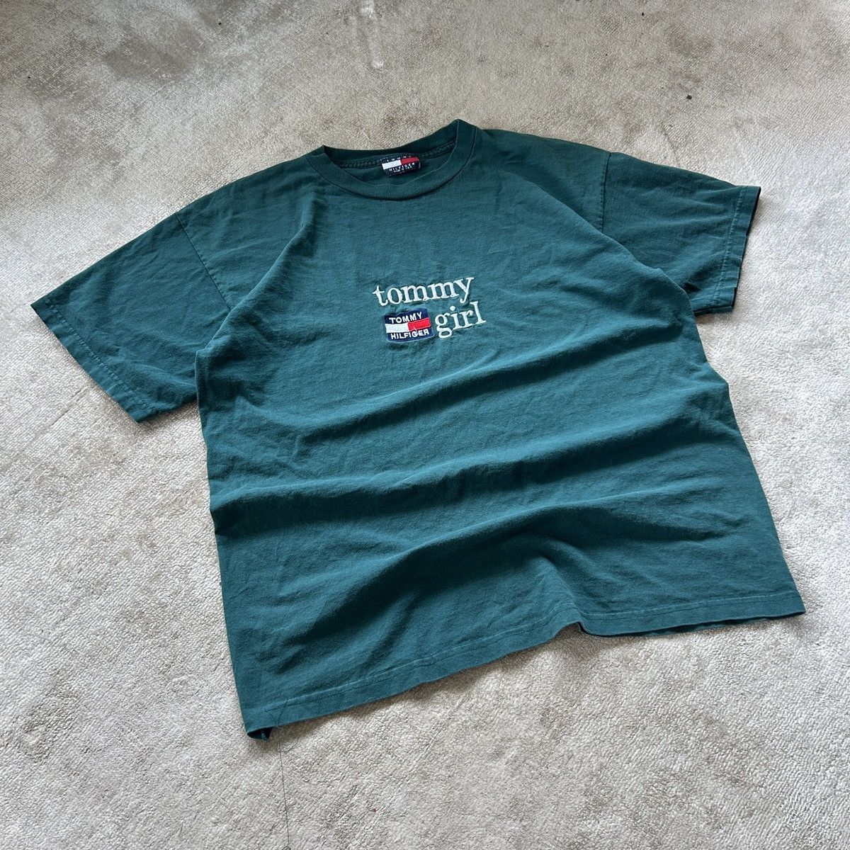 Tommy Hilfiger Tommy Girl Vintage Tee Size US L / EU 52-54 / 3 - 1 Thumbnail