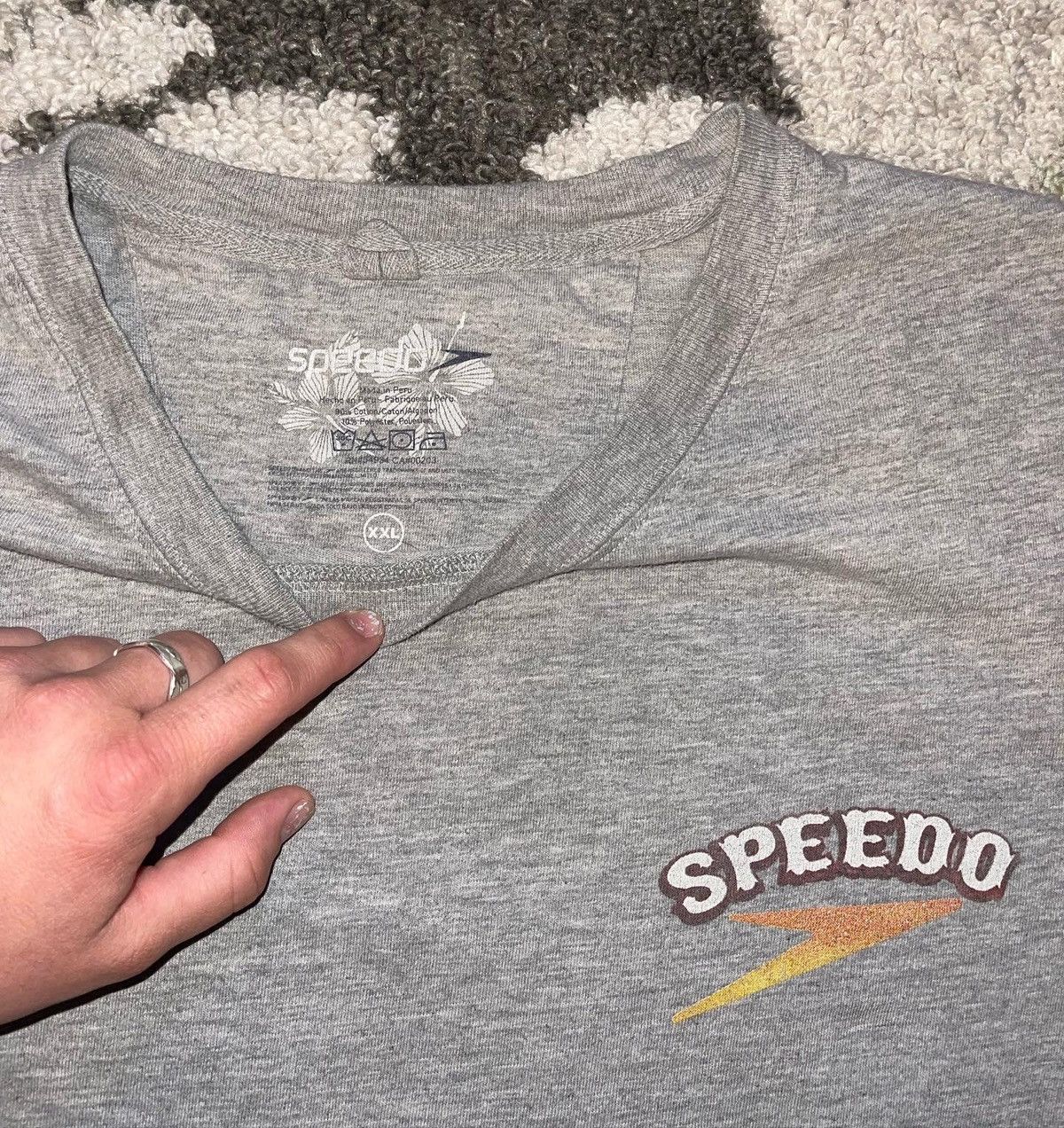 Speedo × Vintage Vintage Speedo Surfing Tee Size US XXL / EU 58 / 5 - 3 Thumbnail