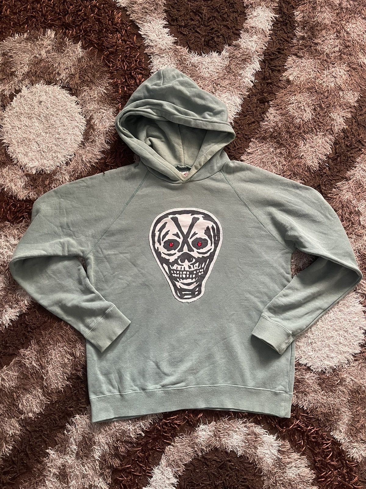 Japanese Brand × RATS JAPAN × Vintage VINTAGE RAT BAND SKULLS EMBROIDERY VERY RARE Size US M / EU 48-50 / 2 - 1 Thumbnail