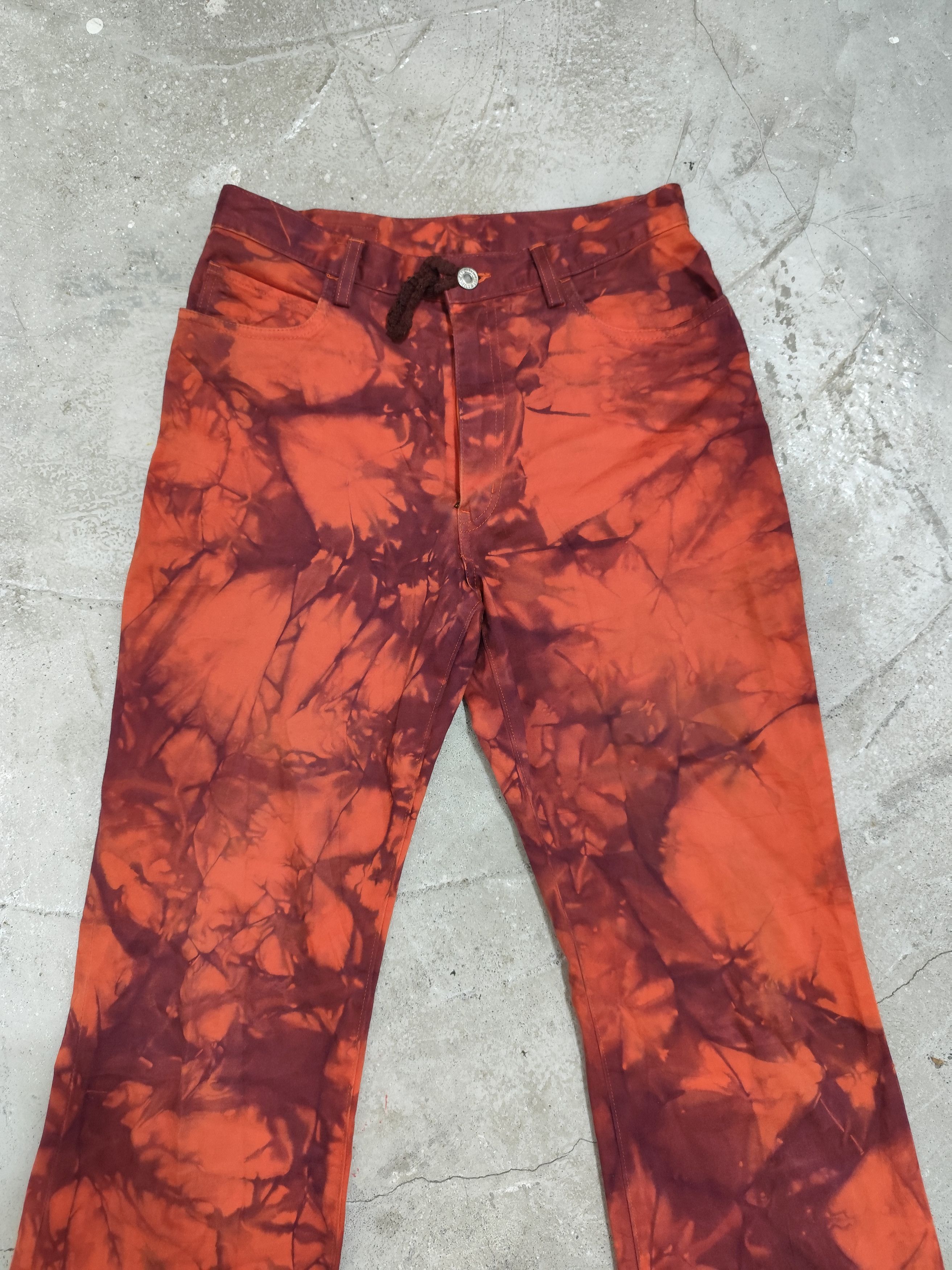 Tornado Mart If six was nine style et boite jeans flared bleach design Size US 28 / EU 44 - 5 Thumbnail