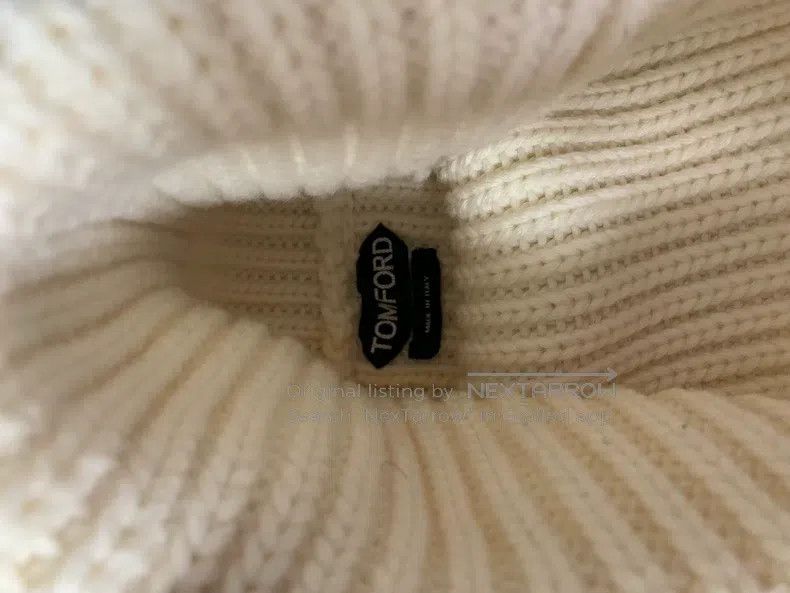 Tom Ford Tom Ford Trendy High-Neck Thick Knit Sweater Jacket Size US M / EU 48-50 / 2 - 3 Thumbnail