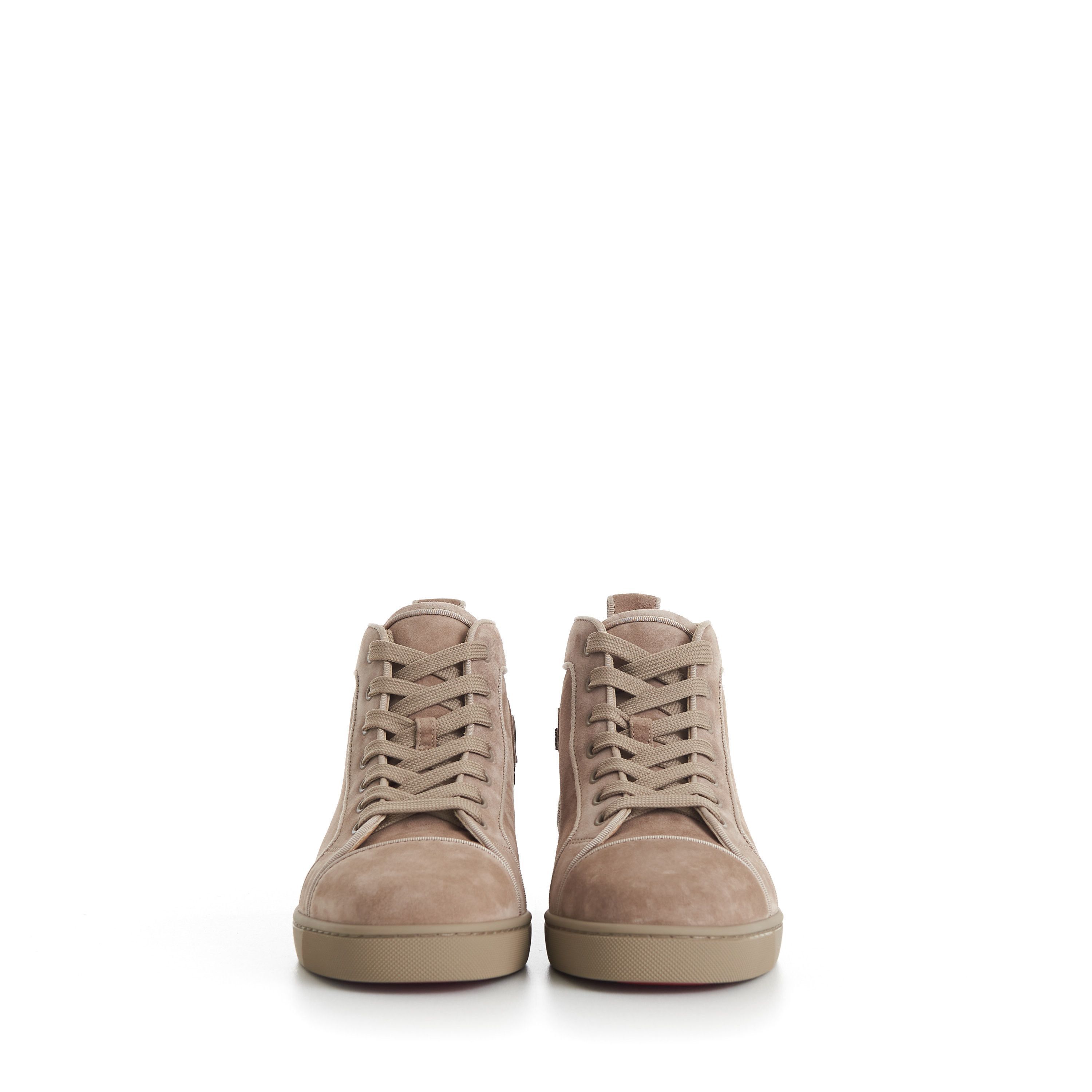 Christian Louboutin Louis High Top Sneakers - Suede, Saharienne Beige Size US 7 / EU 40 - 3 Thumbnail