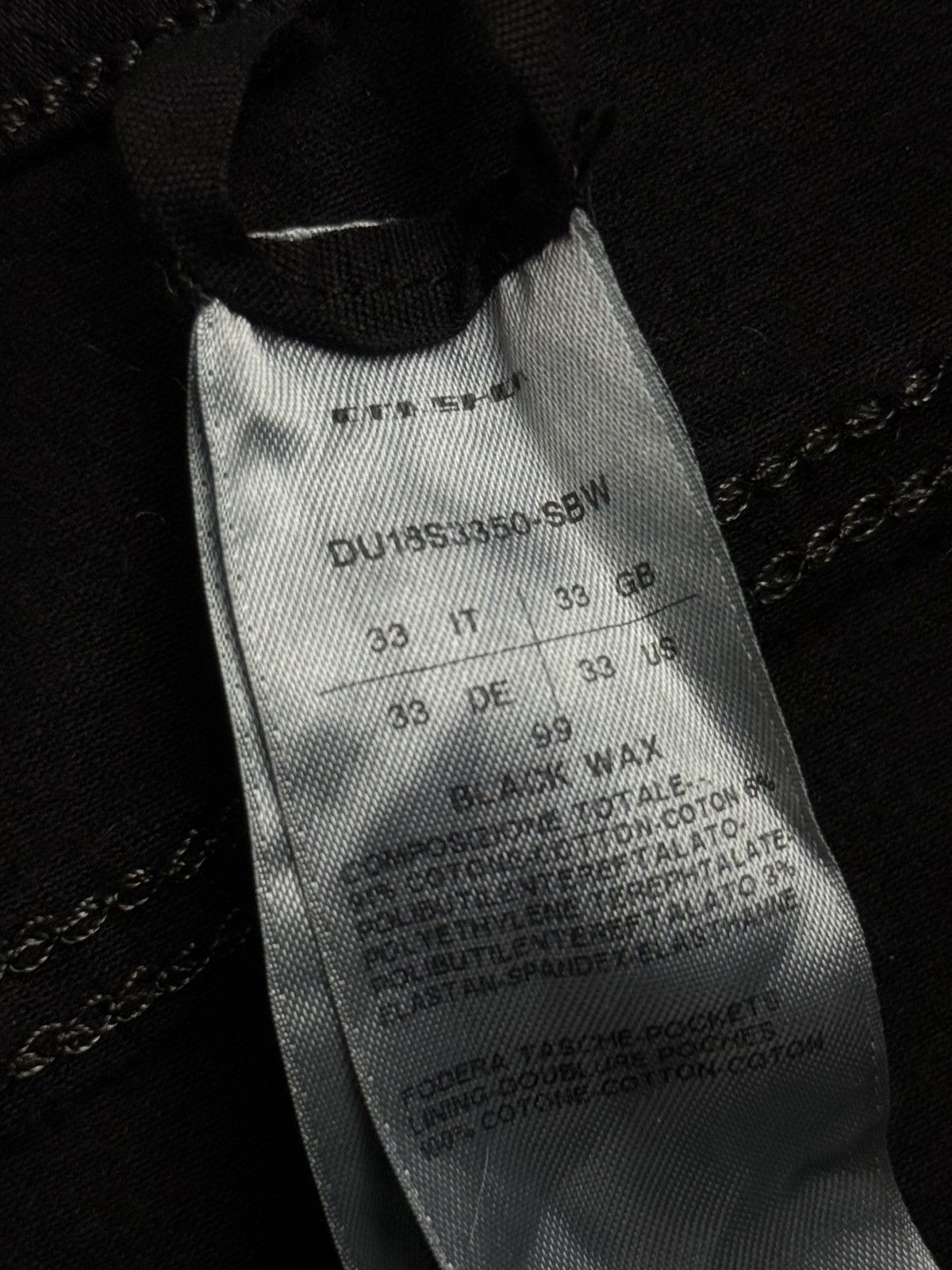 Rick Owens Drkshdw Rick Owens Drkshdw - S/S18 Detroit Cut Waxed Jeans Size US 32 / EU 48 - 12 Thumbnail