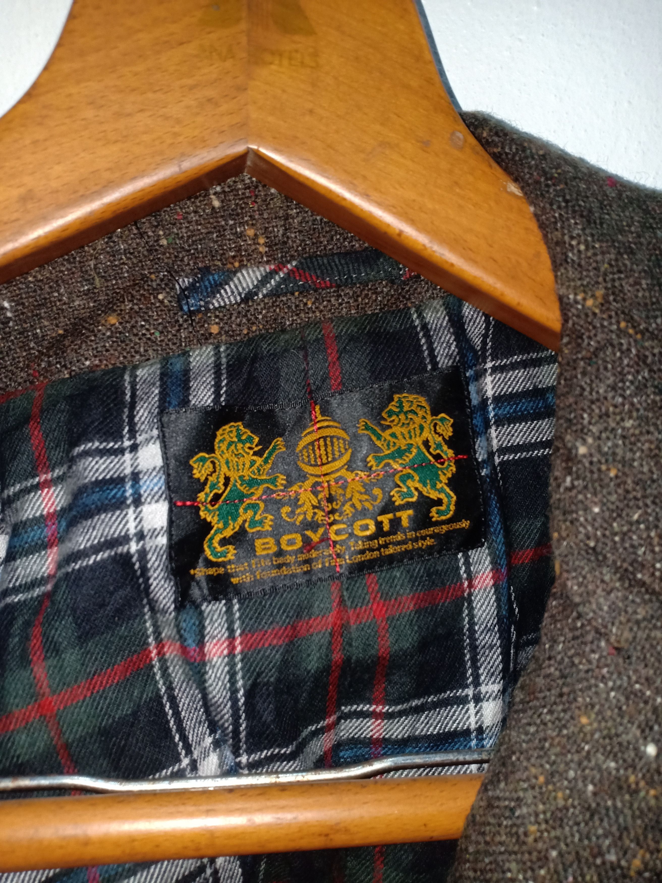 Boycott × Japanese Brand BOYCOTT shawl collar Size US S / EU 44-46 / 1 - 14 Thumbnail