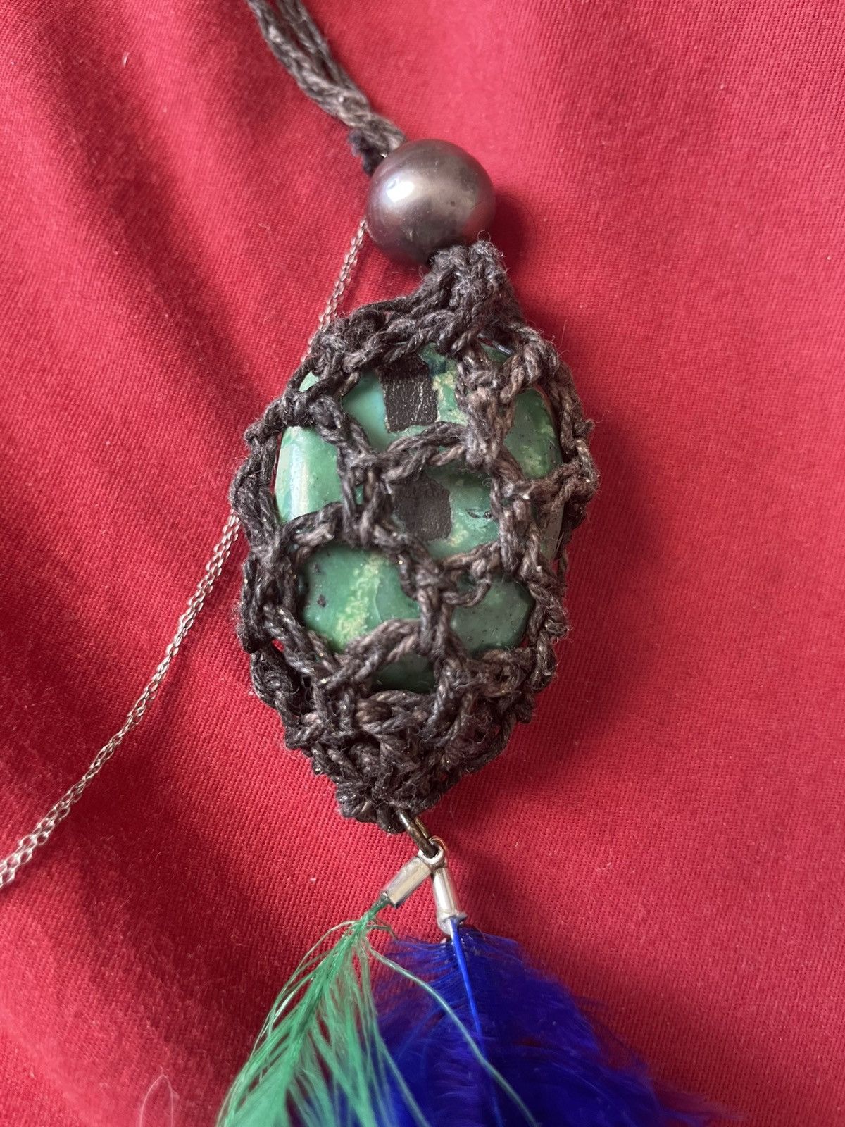If Six Was Nine Maniac Corporation AVATA Turquoise and Pearl Necklace Size ONE SIZE - 5 Thumbnail