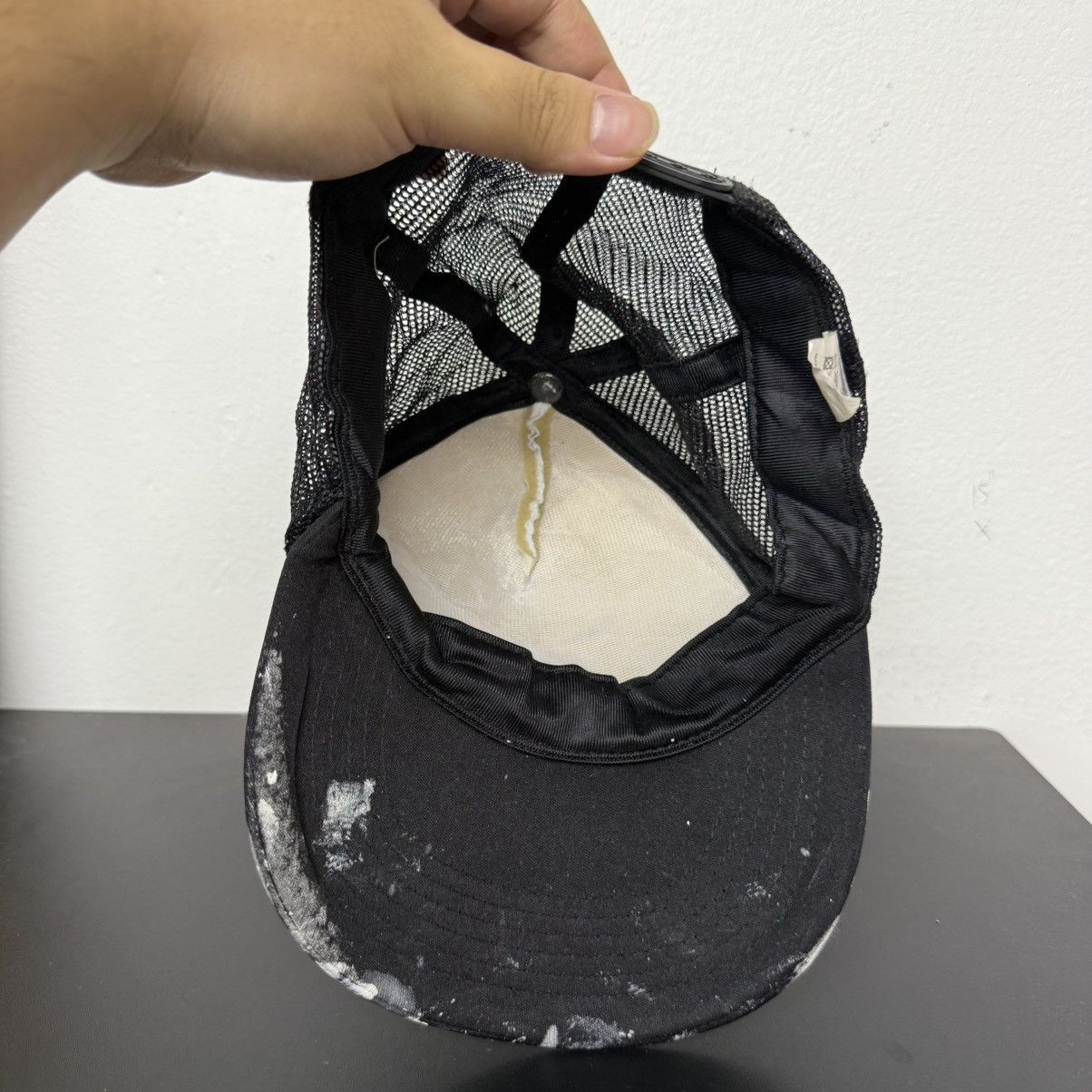 Beauty Beast Vintage Thrashed Paint Splatter Trucker Hat Skater Riot Punk Size ONE SIZE - 5 Thumbnail