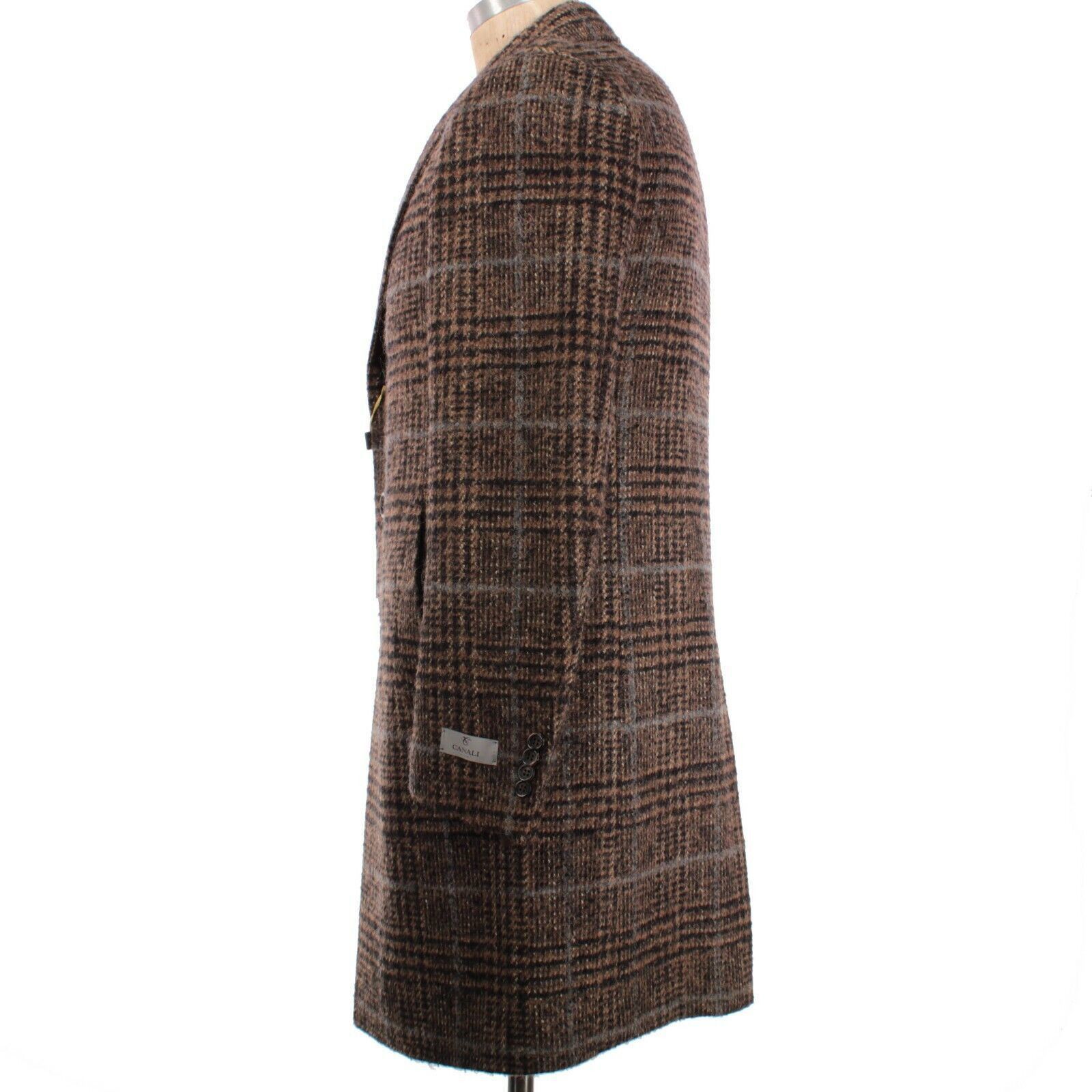 Canali Canali Coat Size S US In Brown Wool Blend Size US S / EU 44-46 / 1 - 3 Thumbnail