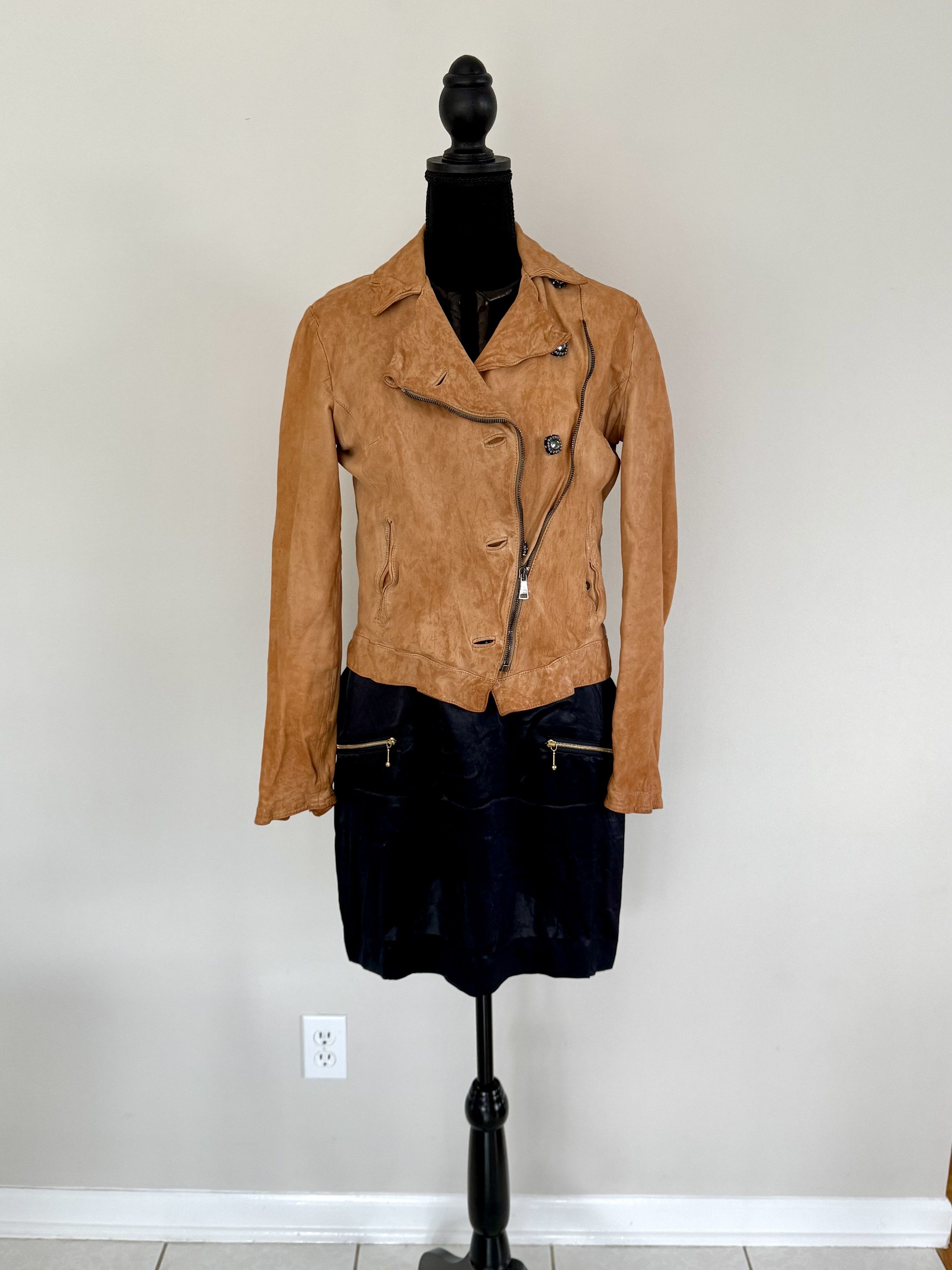 Dolce & Gabbana Dolce&Gabbana Women's Leather Jacket Size M / US 6-8 / IT 42-44 - 1 Thumbnail