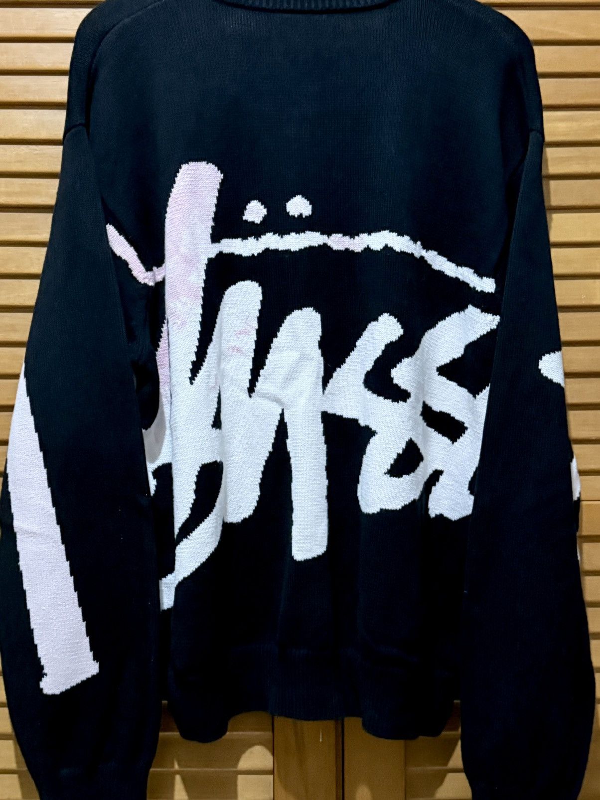 Stussy Stussy Stock Sweater Black Size US L / EU 52-54 / 3 - 4 Thumbnail