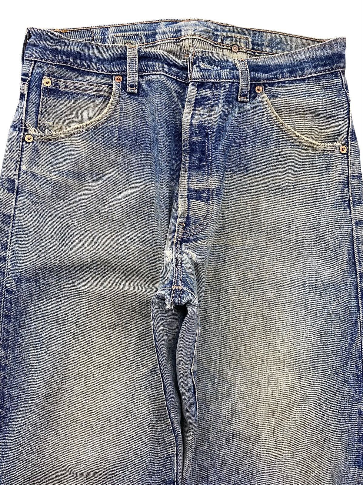 Levi's Levi’s Mud Wash Style Baggy Ripped Leg Jeans Size US 32 / EU 48 - 2 Thumbnail
