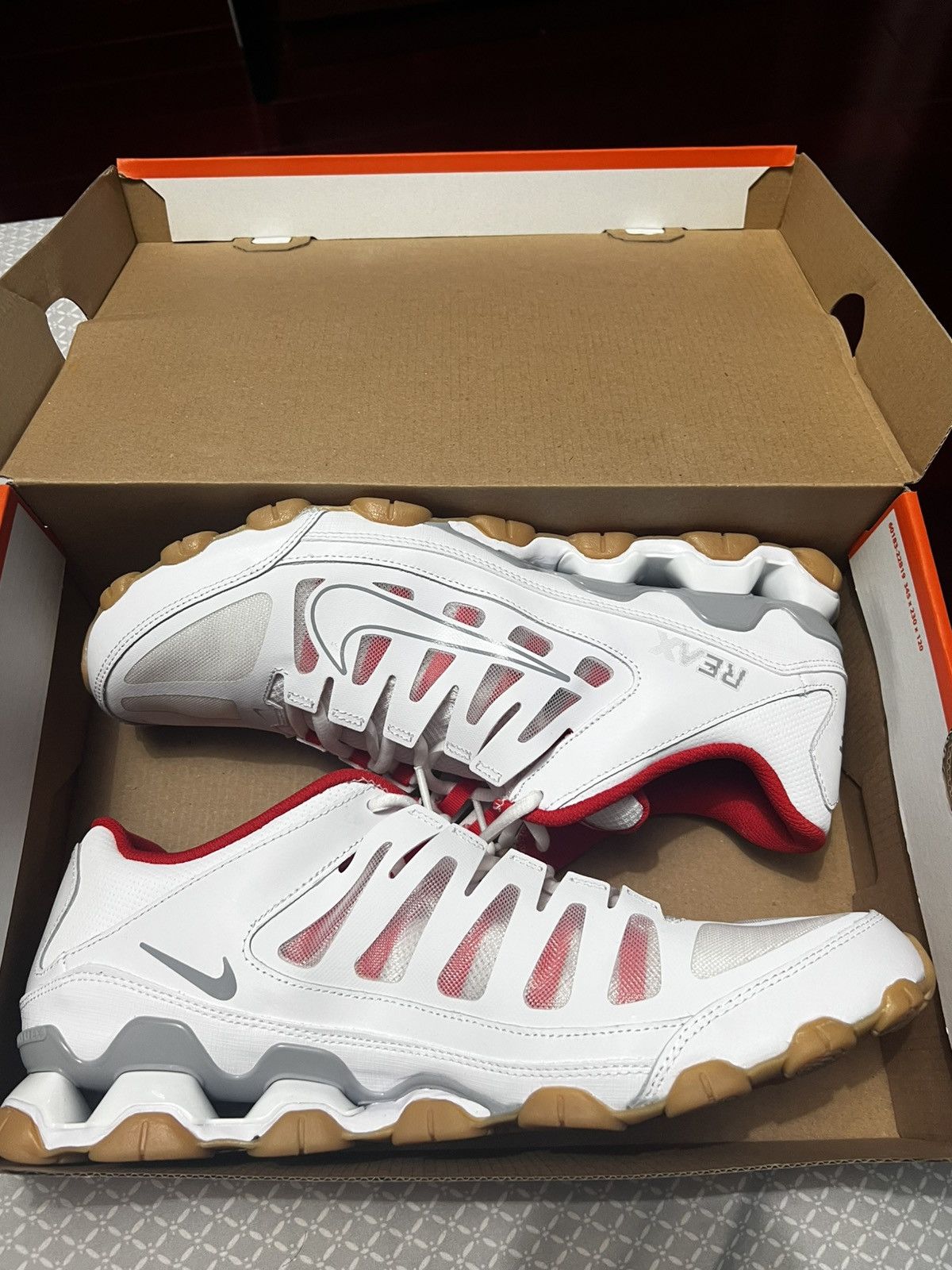Nike Nike Reax 8 TR ‘White Chile Red’ (Brand New) Size US 13 / EU 46 - 2 Thumbnail