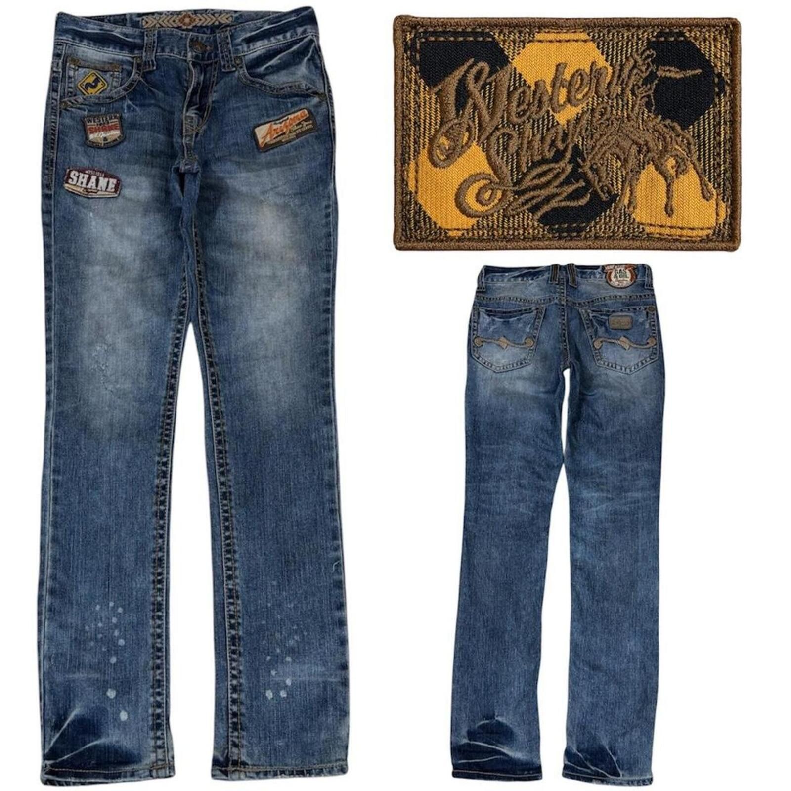 Other Shane Jeans patchwork skinny fit denim jeans Size US 30 / EU 46 - 1 Thumbnail
